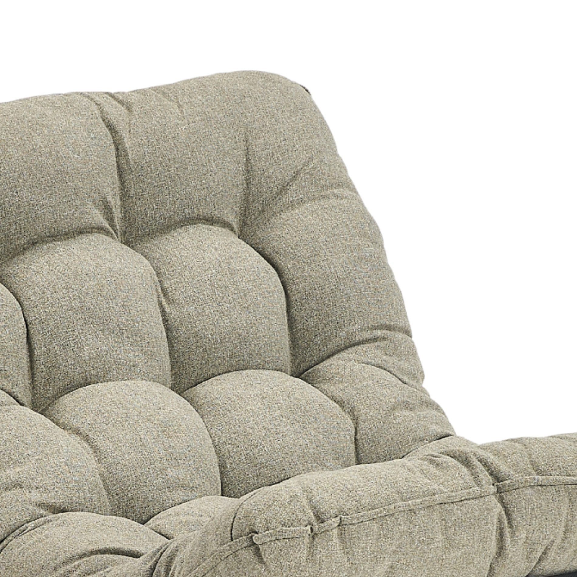 CASA DOMA Gartenlounge-Sessel Paola, Schaukelstuhl, Schaukelsessel für Balkon, Garten, Terrasse (Outdoor-Sessel, inkl. Auflage), Schaukelfunktion, 10cm dicke Polster, Textilgewebe, Stahlgestell
