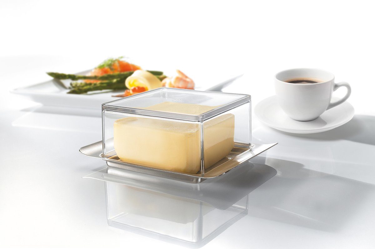 GEFU Butterdose Butterdose BRUNCH 125g Butter Kunststoff Deckel Bu