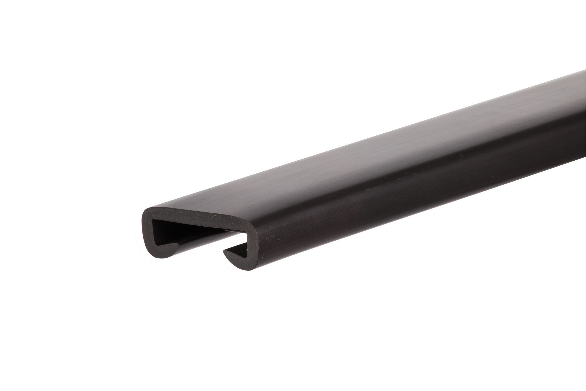 Quest Handlauf Treppenhandlauf PREMIUM PVC, 100,00 cm Gesamtlänge, (Packung, 1 St), 35x8 mm, rutschfest, für Flachstahl 5-8 mm