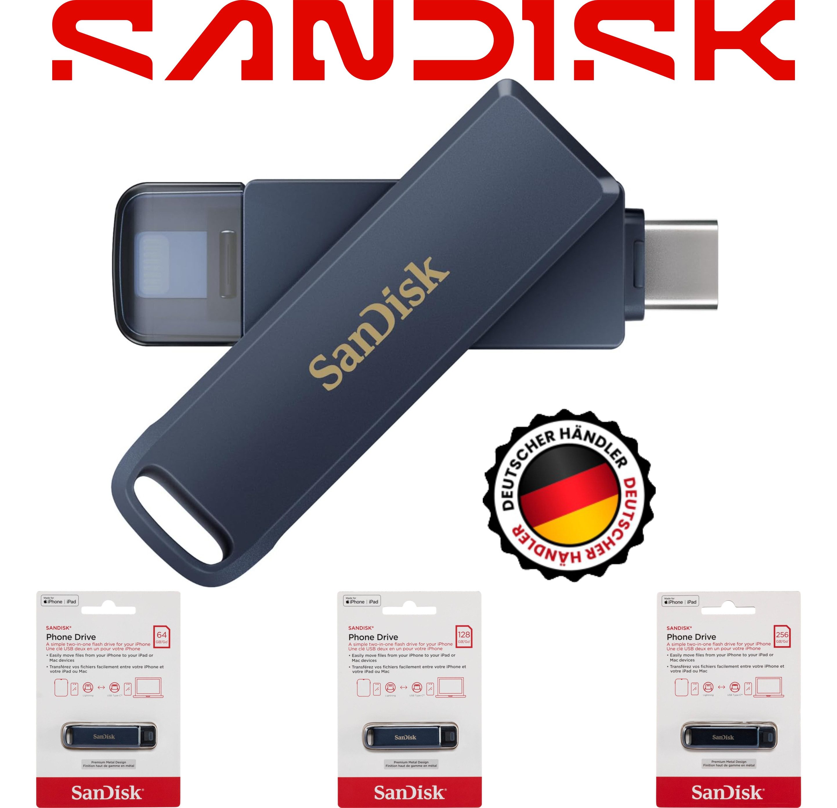 Sandisk Sandisk Phone Drive für iPhone 64 GB USB-Stick