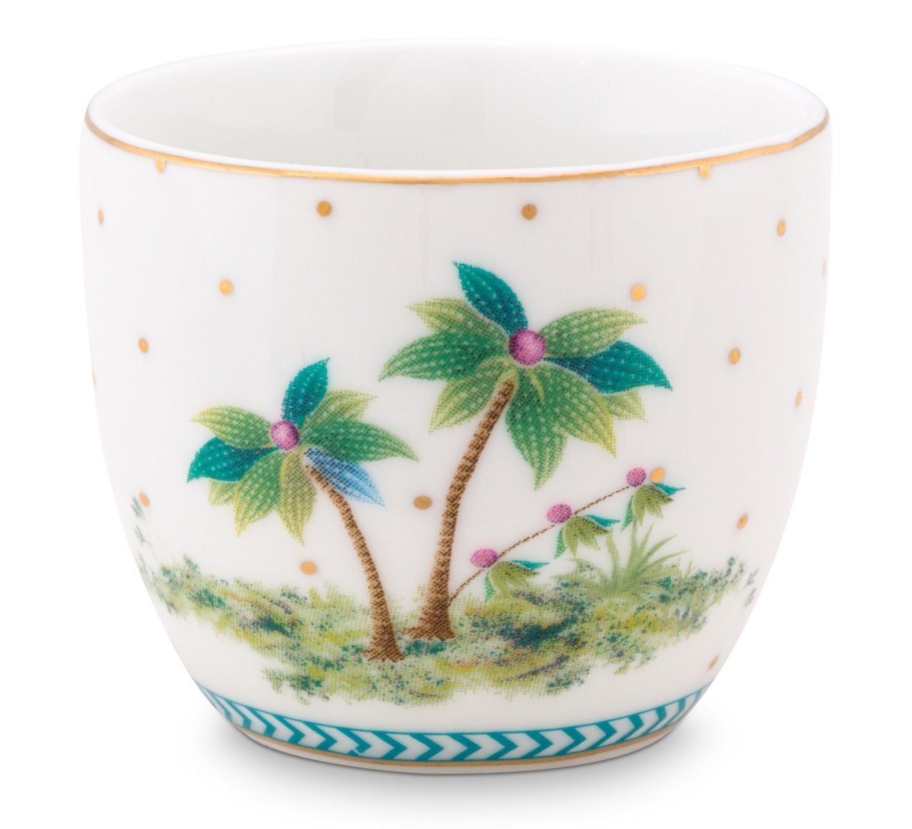 PiP Studio Eierbecher Jolie Dots Gold Eierbecher, Egg Cup Jolie Dots Gold