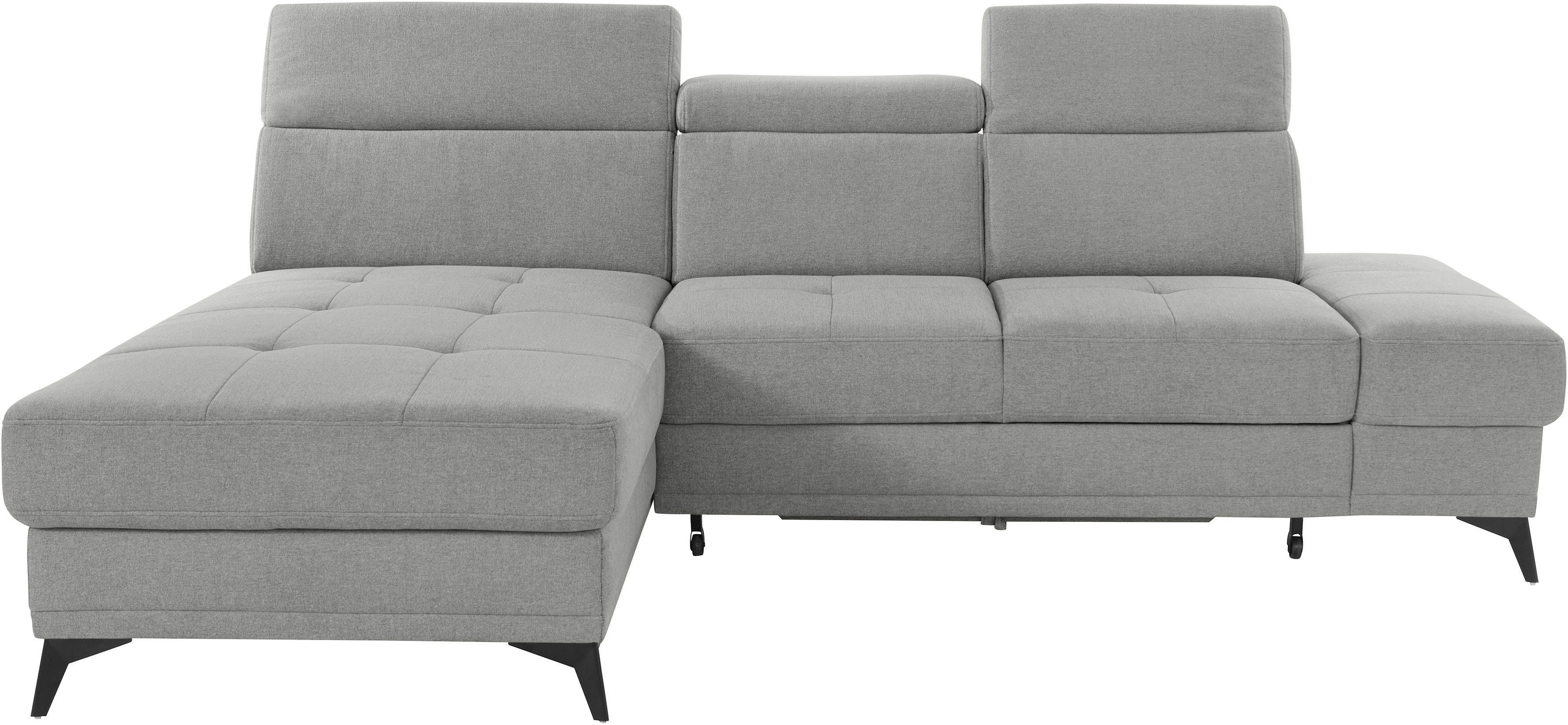Home affaire Ecksofa Cardiz L-Form, inkl.Kopfteilverstellung und Federkern wahlweise mit Bettfunktion. Reduzierter Preis € 1.249,99. Unverbindliche Preisempfehlung € 2.169,00