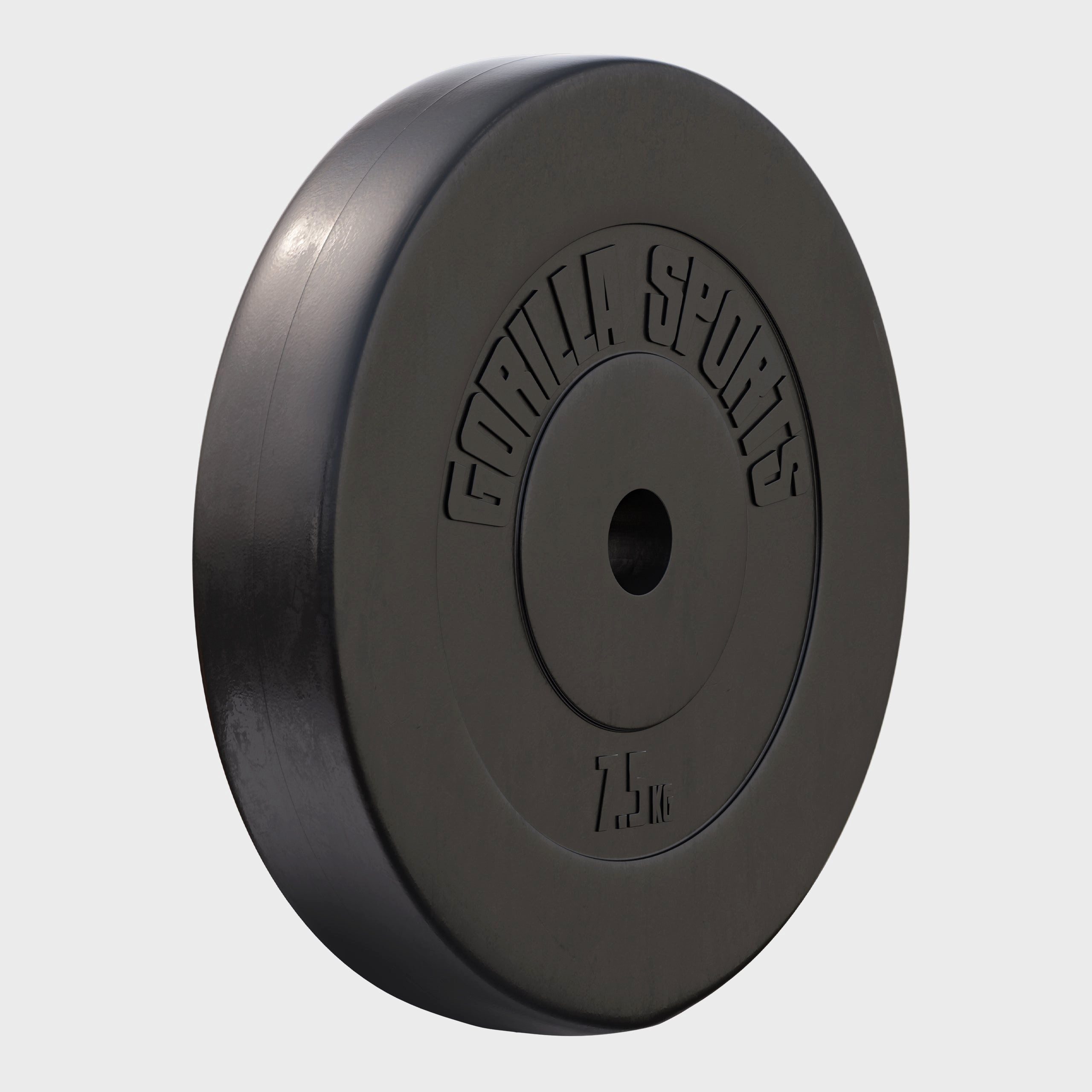 GORILLA SPORTS Hantelscheibe Hantelscheibe 30/31 mm Kunststoff 1,25-15 KG, 7.5 kg