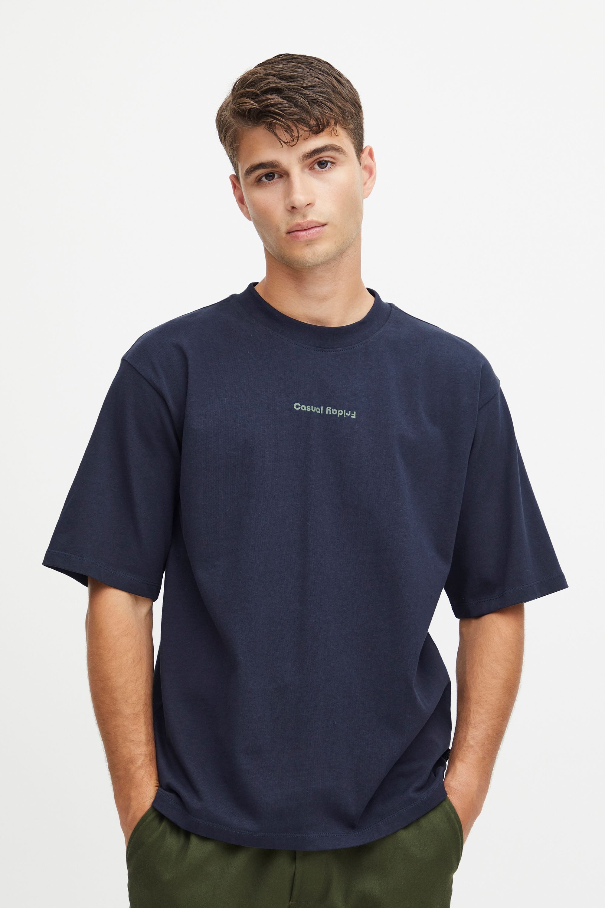 Casual Friday T-Shirt CFTue logo tee günstig online kaufen