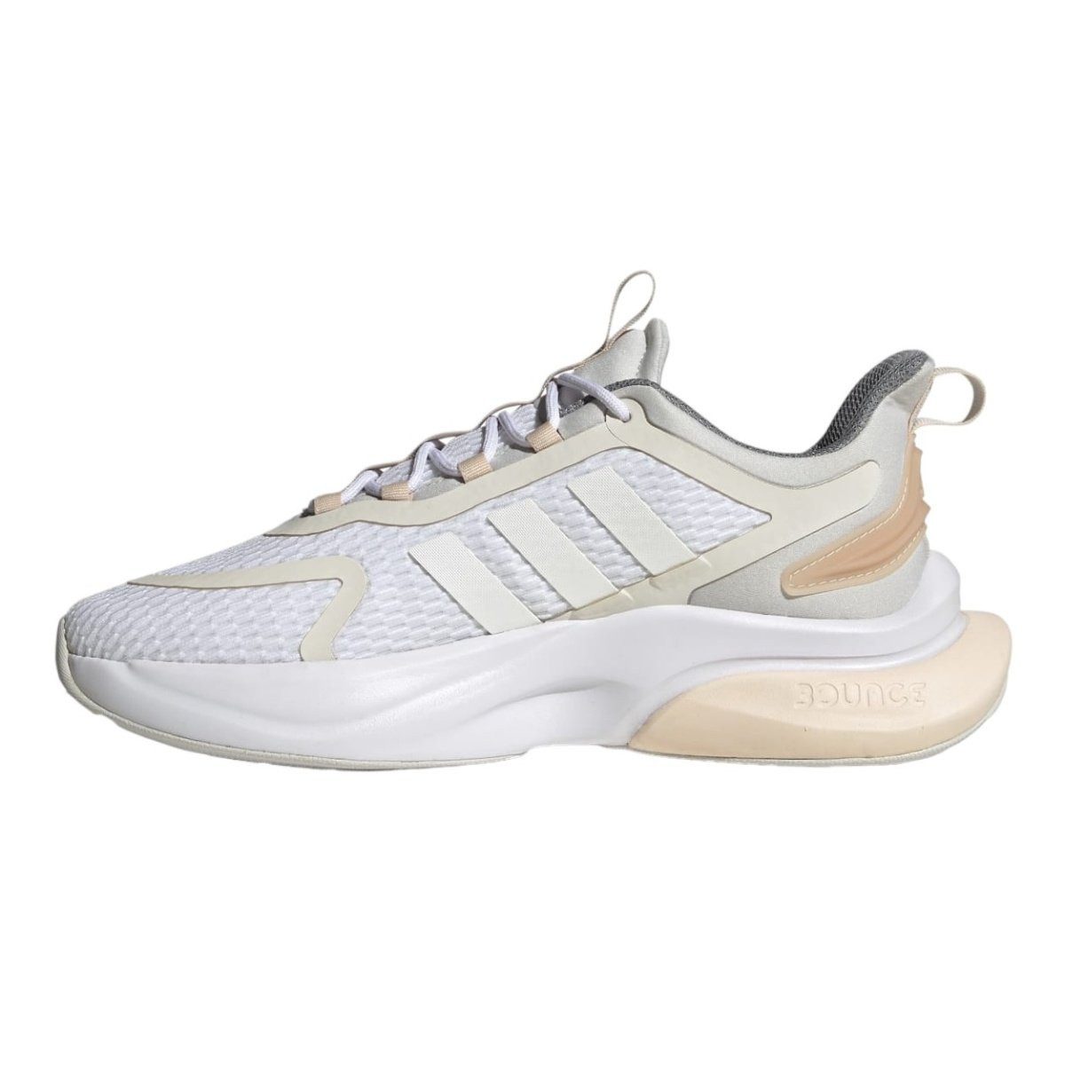adidas Performance Alphabounce+ Sustainable Bounce weiss/beige/grau Damen Sneaker