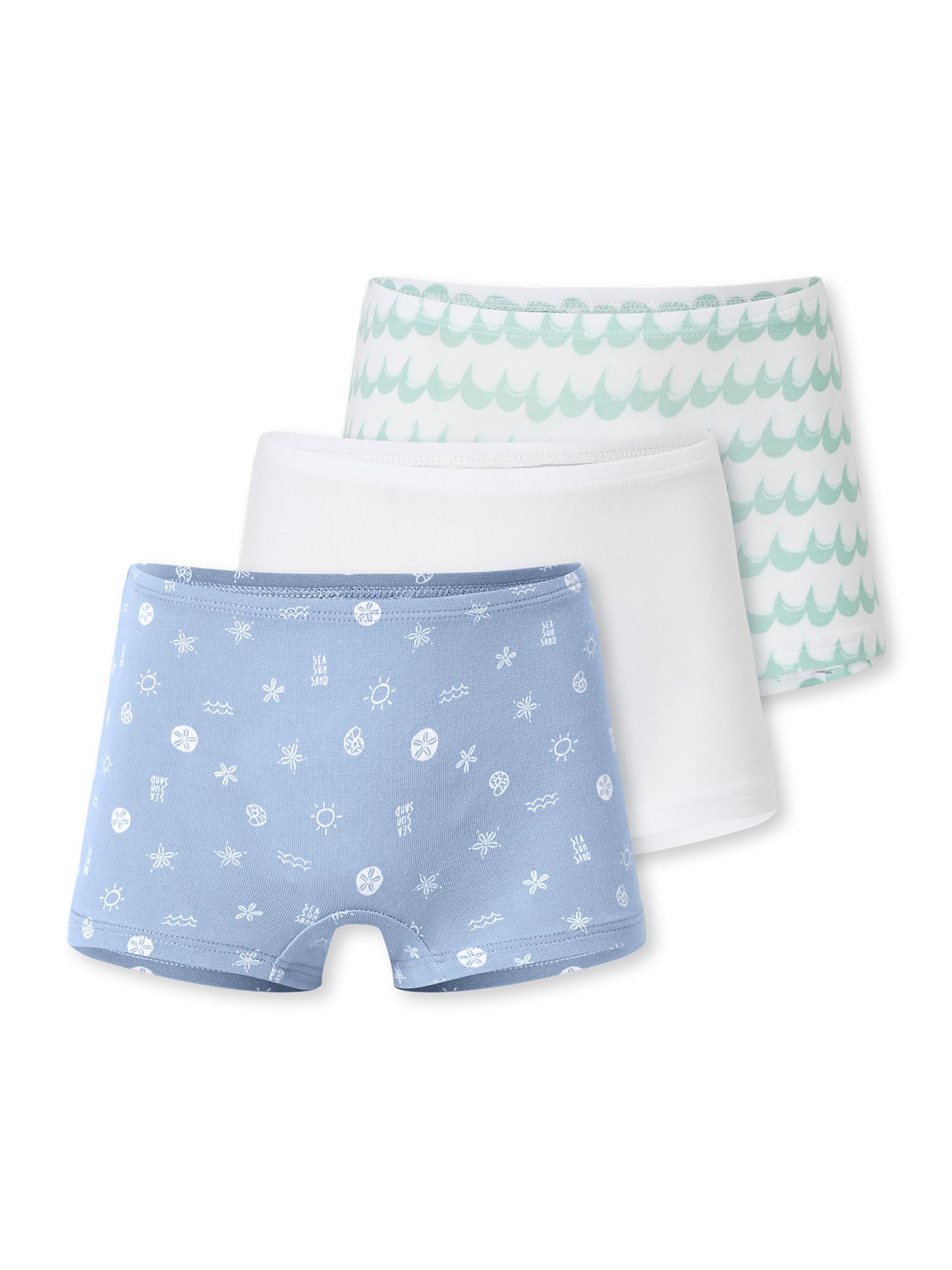 Schiesser Panty 955 Multi (3-St) Pantyslip, Boyshort, Unterwäsche