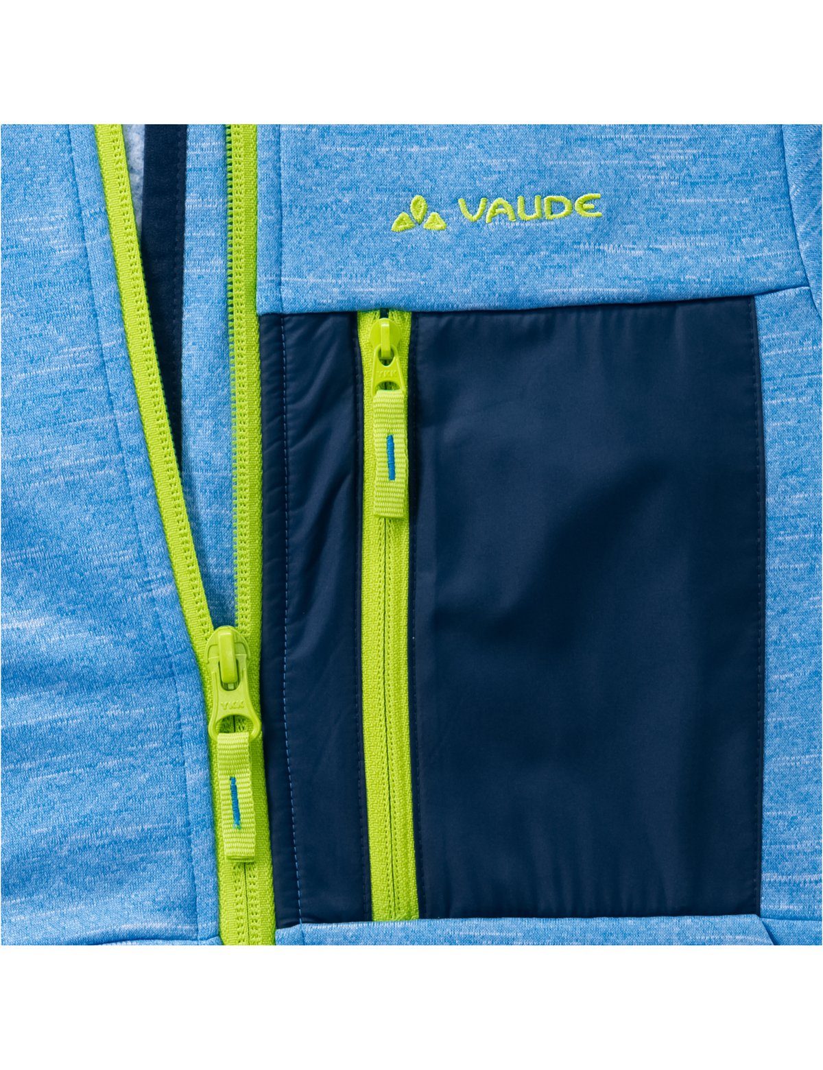 Jacket Outdoorjacke kompensiert Kids Kikimora radiate/green (1-St) VAUDE Klimaneutral