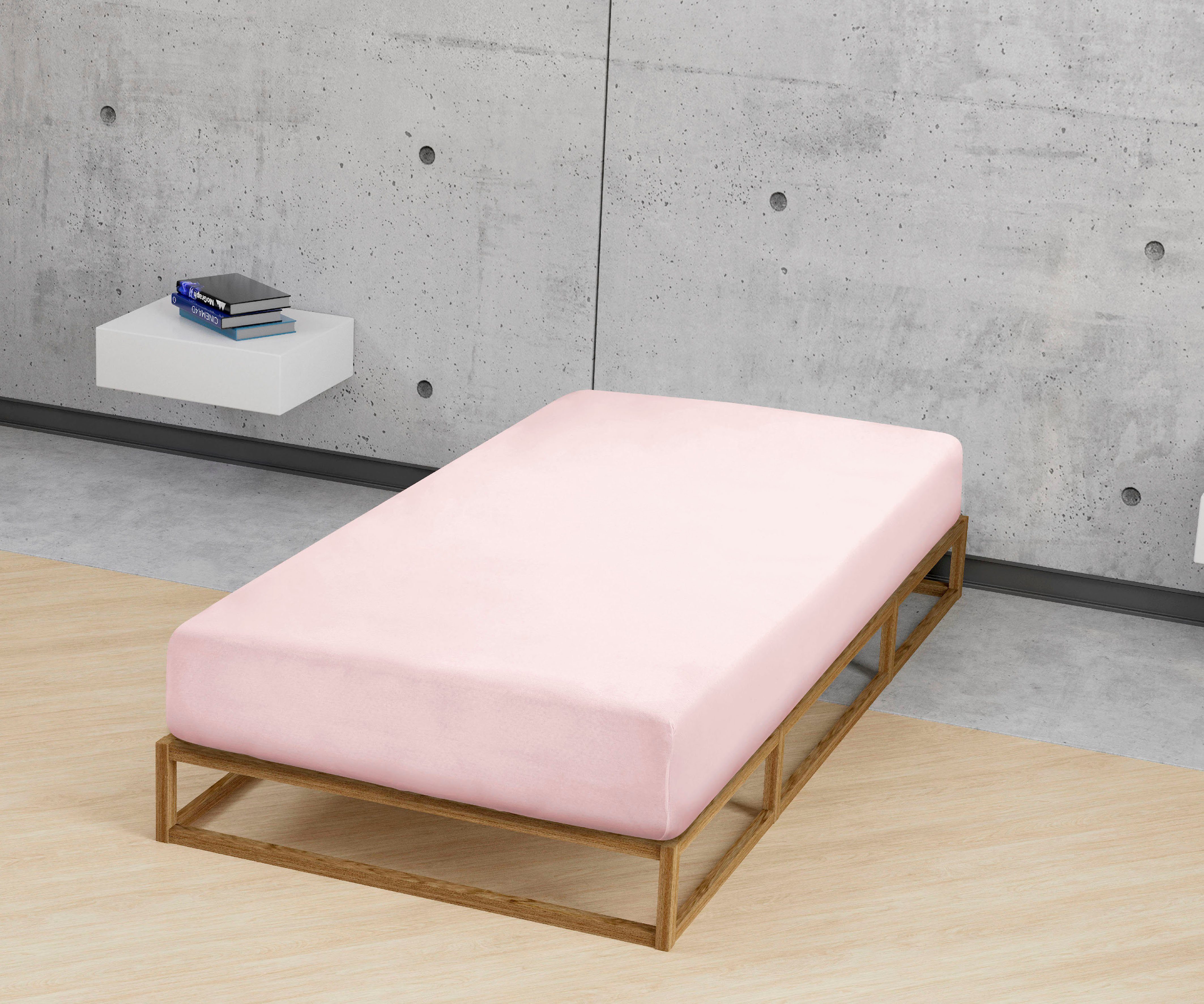 Biberna Spannbettlaken Marc, Jersey, Gummizug: rundum, (1 Stück), aus Baumw günstig online kaufen