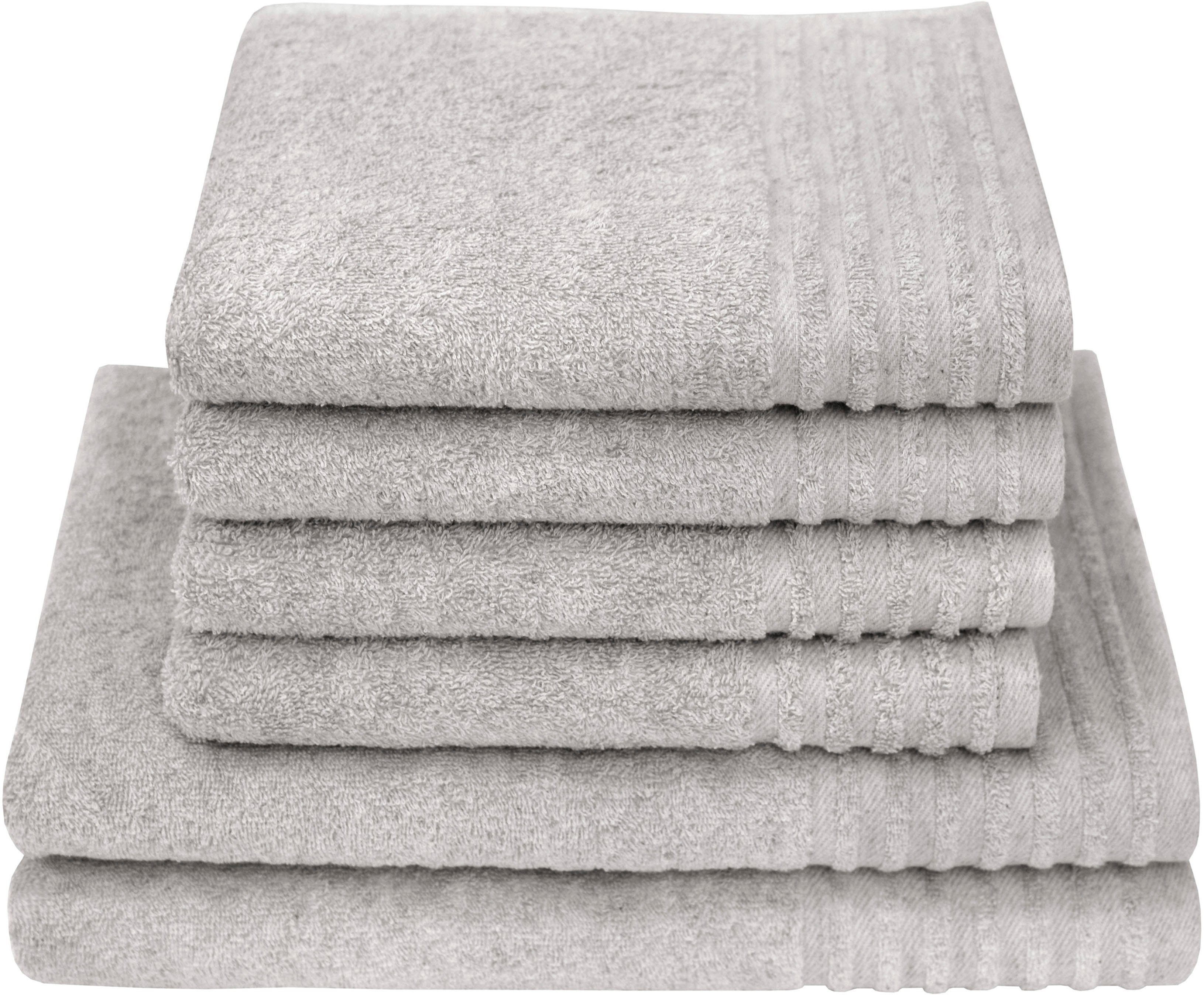 Dyckhoff Handtuch Set Deep Harmony Energy, Frottier (Set, 6-St), 15% Hanf; 4 Handtücher (50x100cm), 2 Duschtücher (70x140cm)