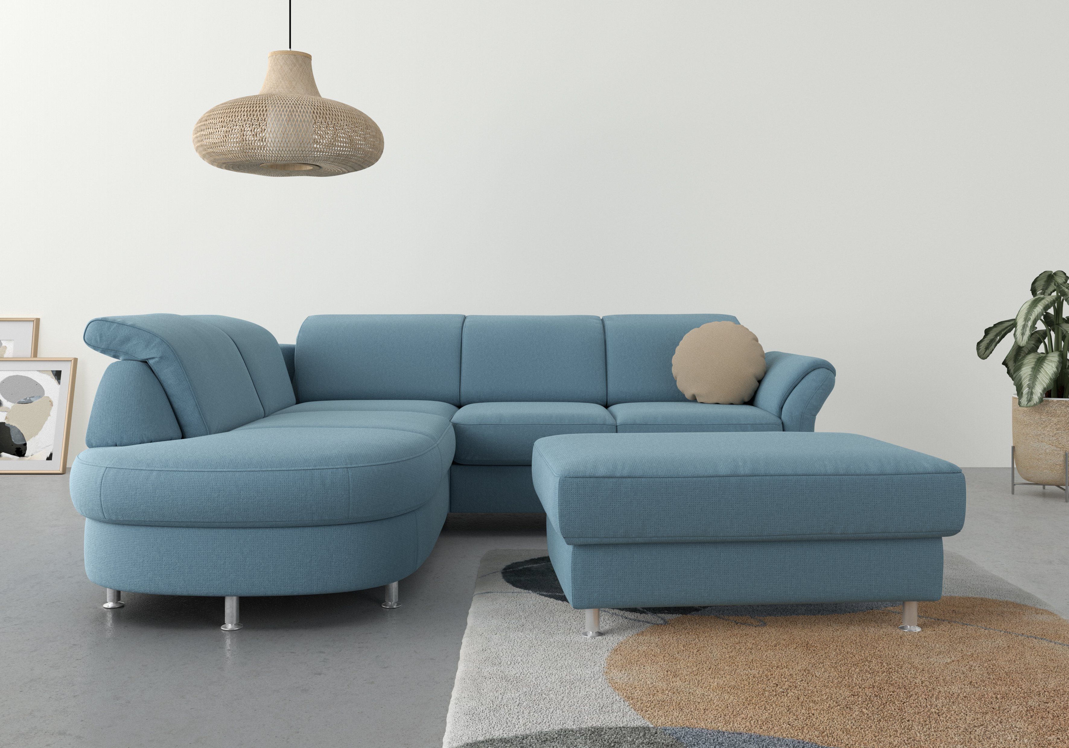 sit&more Ecksofa Apulia L-Form, wahlweise Bettfunktion, günstig online kaufen