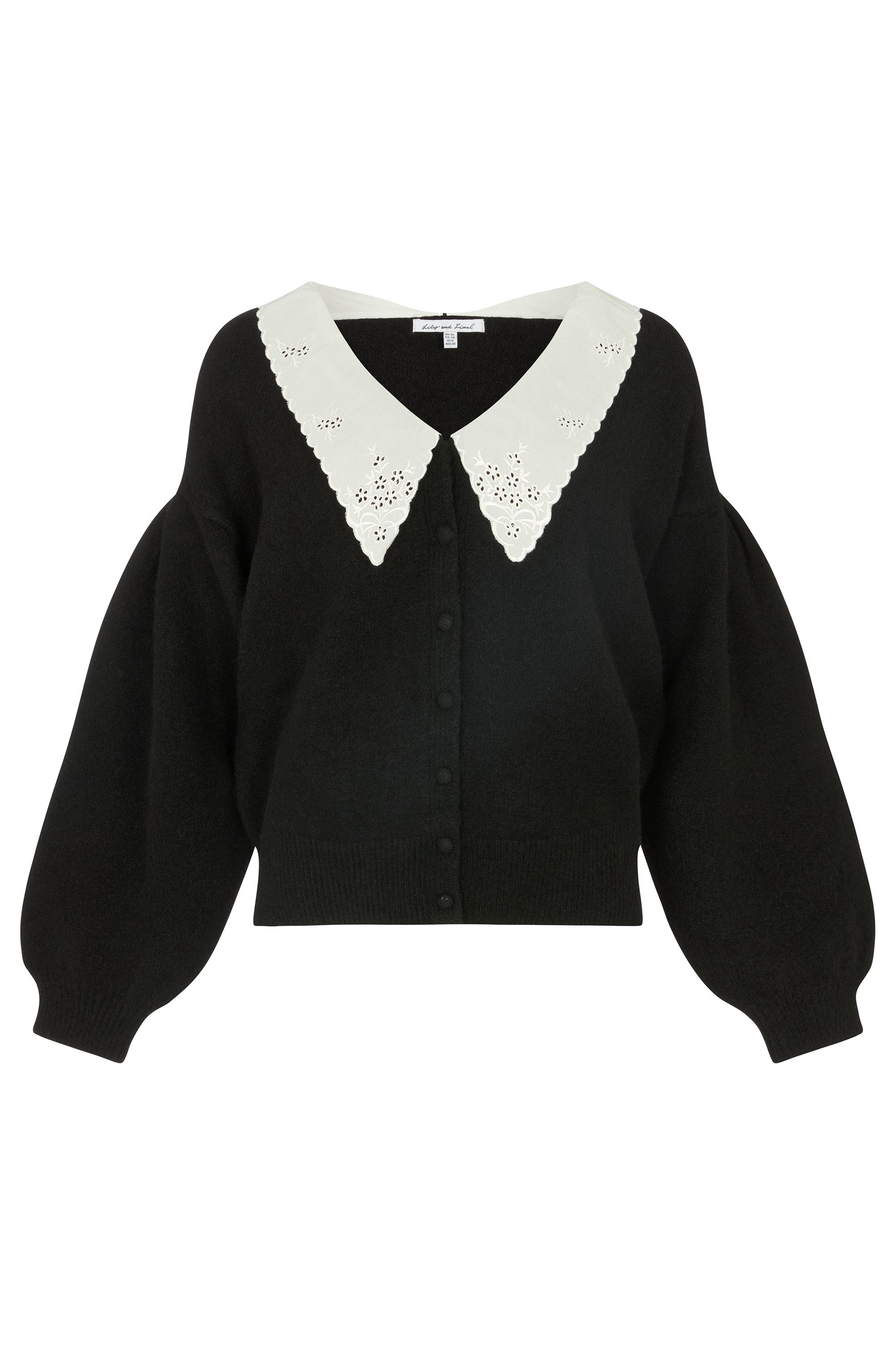 Lily and Lionel Strickjacke Suzzanna Embroidered Collar Cardigan Damen günstig online kaufen
