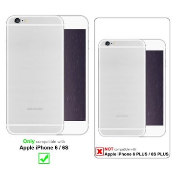 Cadorabo Handyhülle Apple iPhone 6 / 6S Apple iPhone 6 / 6S, Handy Schutzhülle - Hülle - Robustes Hard Cover Back Case Bumper