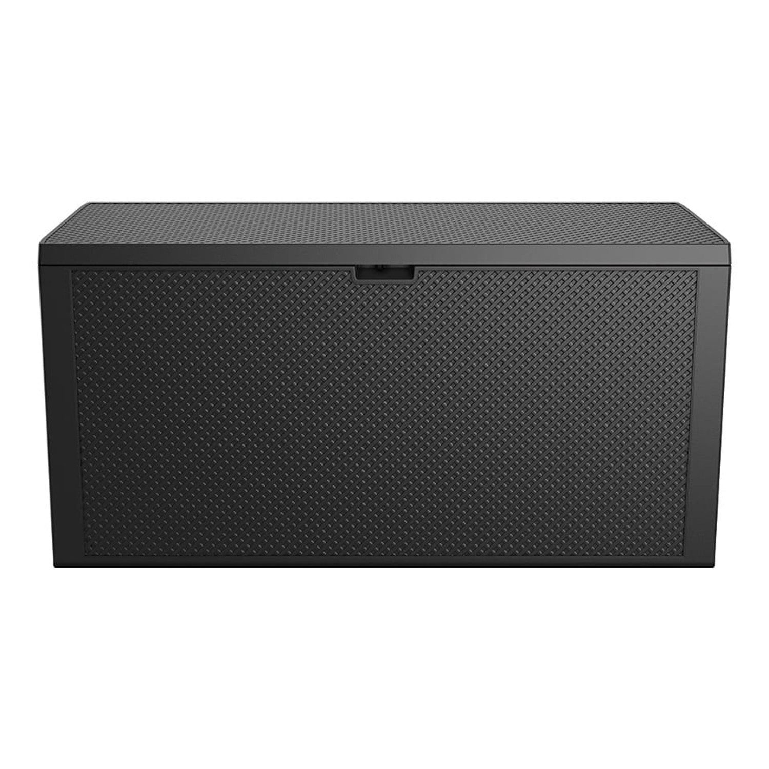 Keter Gartenbox Emily 277L Gartenkiste mit Rollen, Maximale Belastung des Deckels: 80 kg