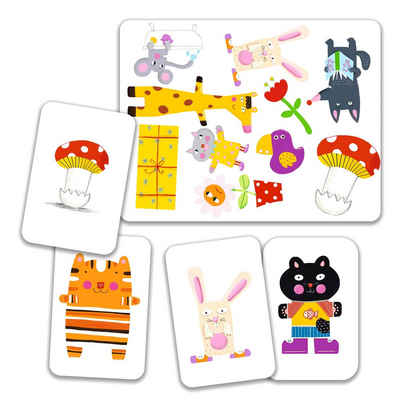 DJECO Spiel, Kinderspiel Kartenspiel MiniMatch Reaktionsspiel für Kinder ab 3 Jahren