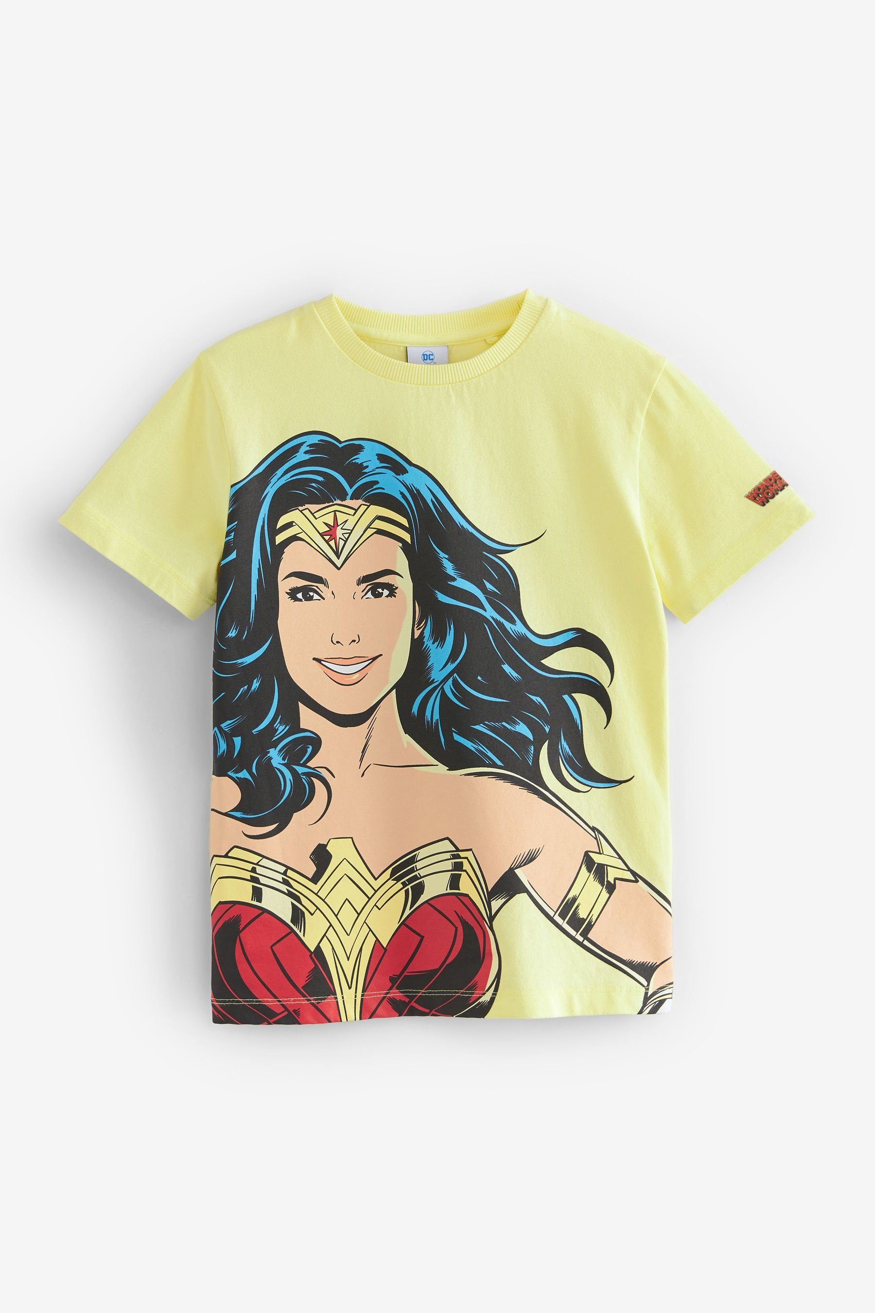 Next T-Shirt Avengers Superhero License Woman Yellow Wonder T-Shirt (1-tlg)