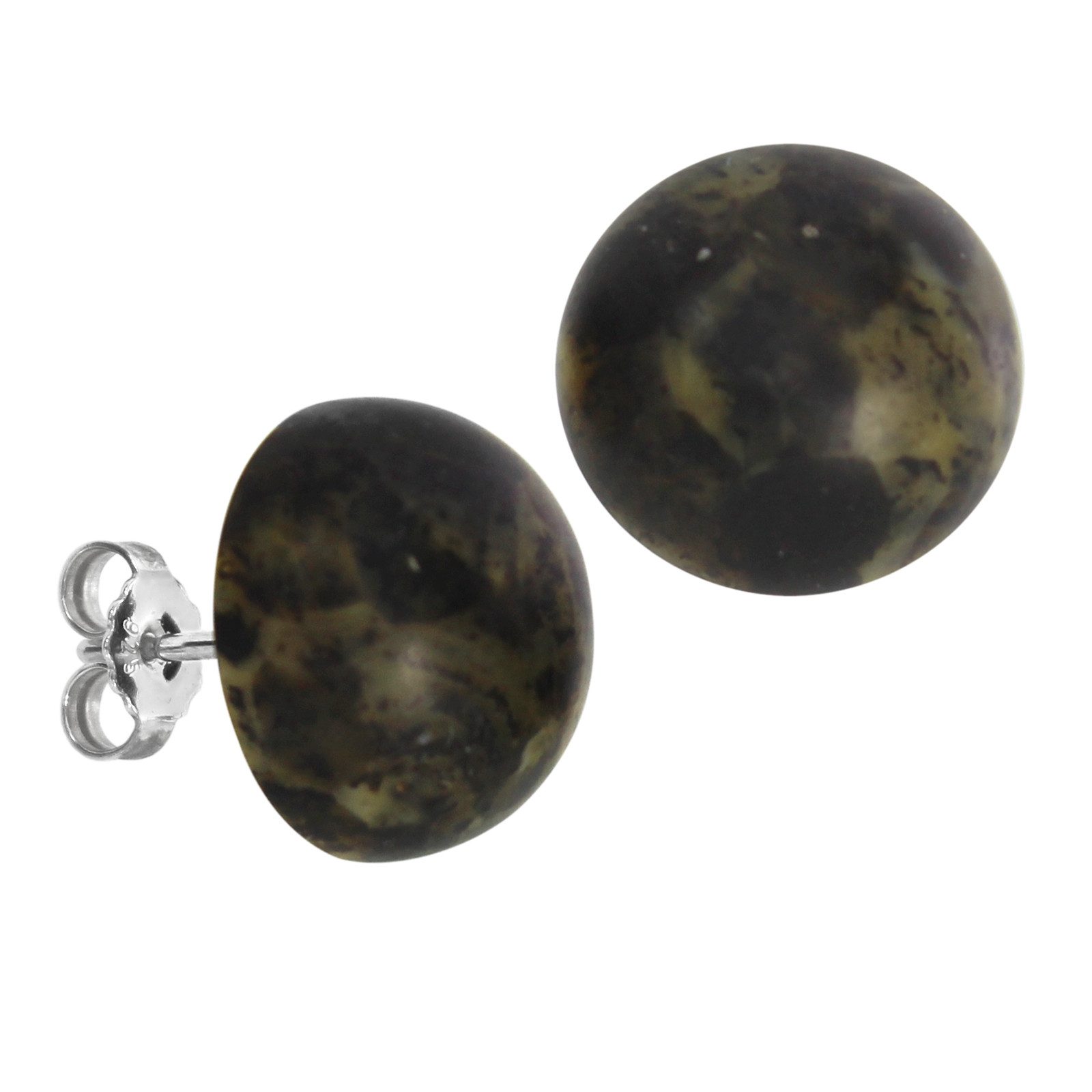 OSTSEE-SCHMUCK Paar Ohrstecker Ostsee-Schmuck Ohrstecker Klassisch 16 mm (2-tlg)