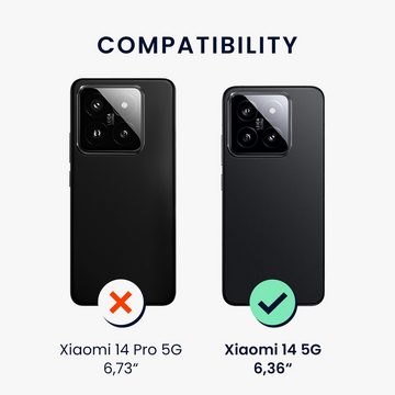 kwmobile Handyhülle Bumper Handyhülle für Xiaomi 14 5G, Hülle Handy Case Cover
