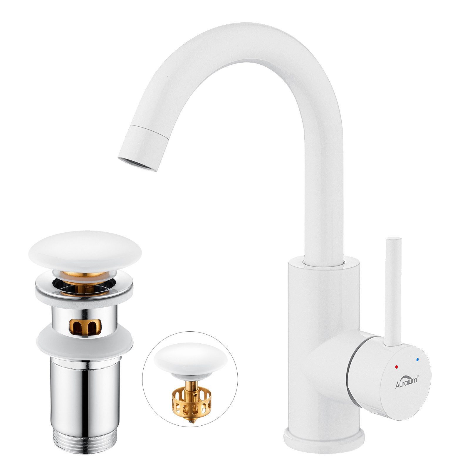 Auralum Max Waschtischarmatur 360° Hoch Wasserhahn günstig online kaufen