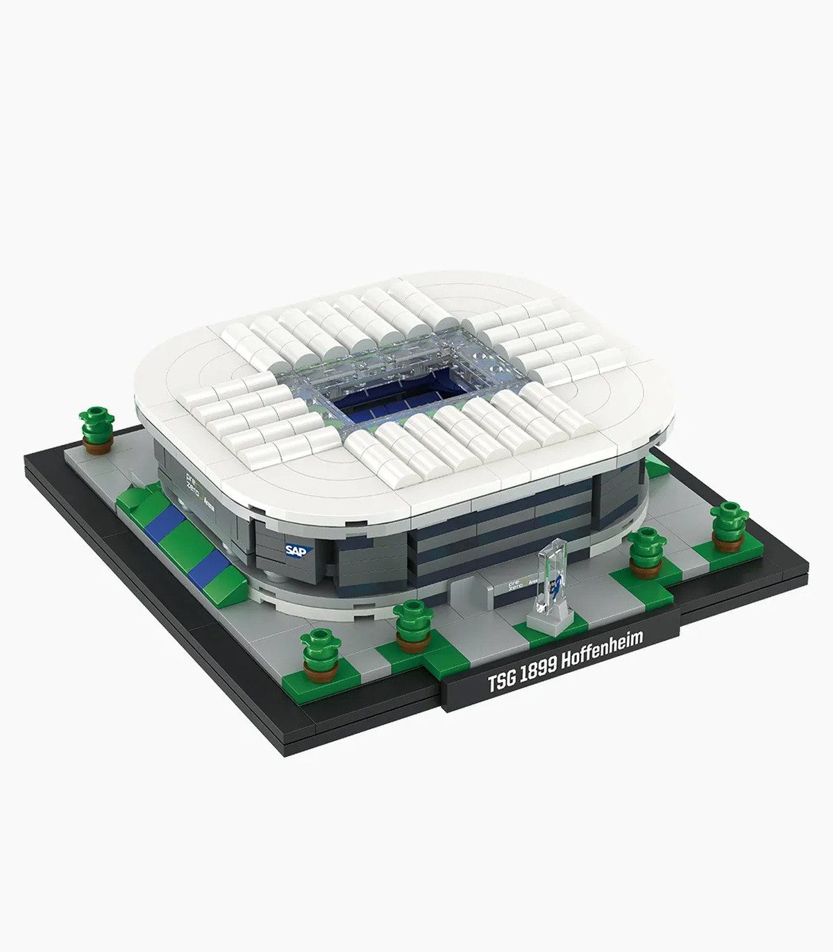 BRYX PreZero Arena TSG Hoffenheim Konstruktionsspielsteine, (529 St), Stadionmodell mit 529 Teilen