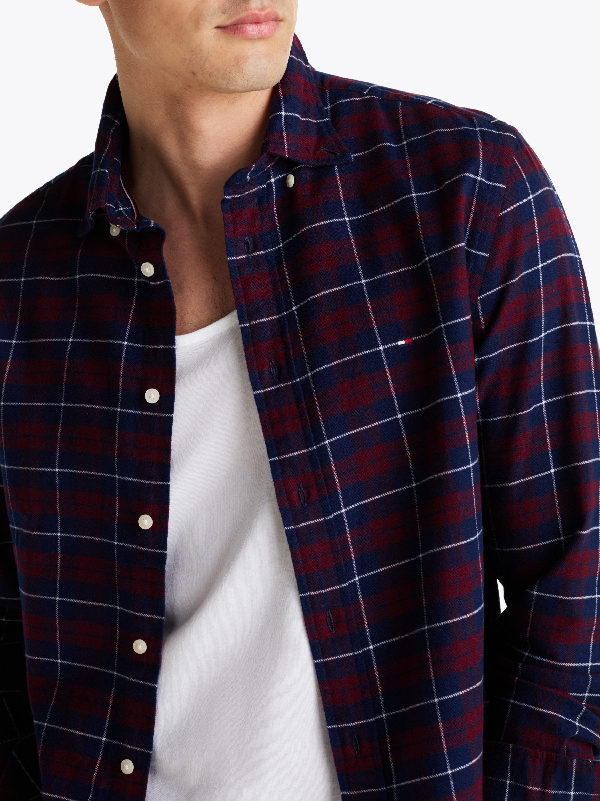 Tommy Hilfiger Langarmhemd BRUSHED EASY CHECK günstig online kaufen