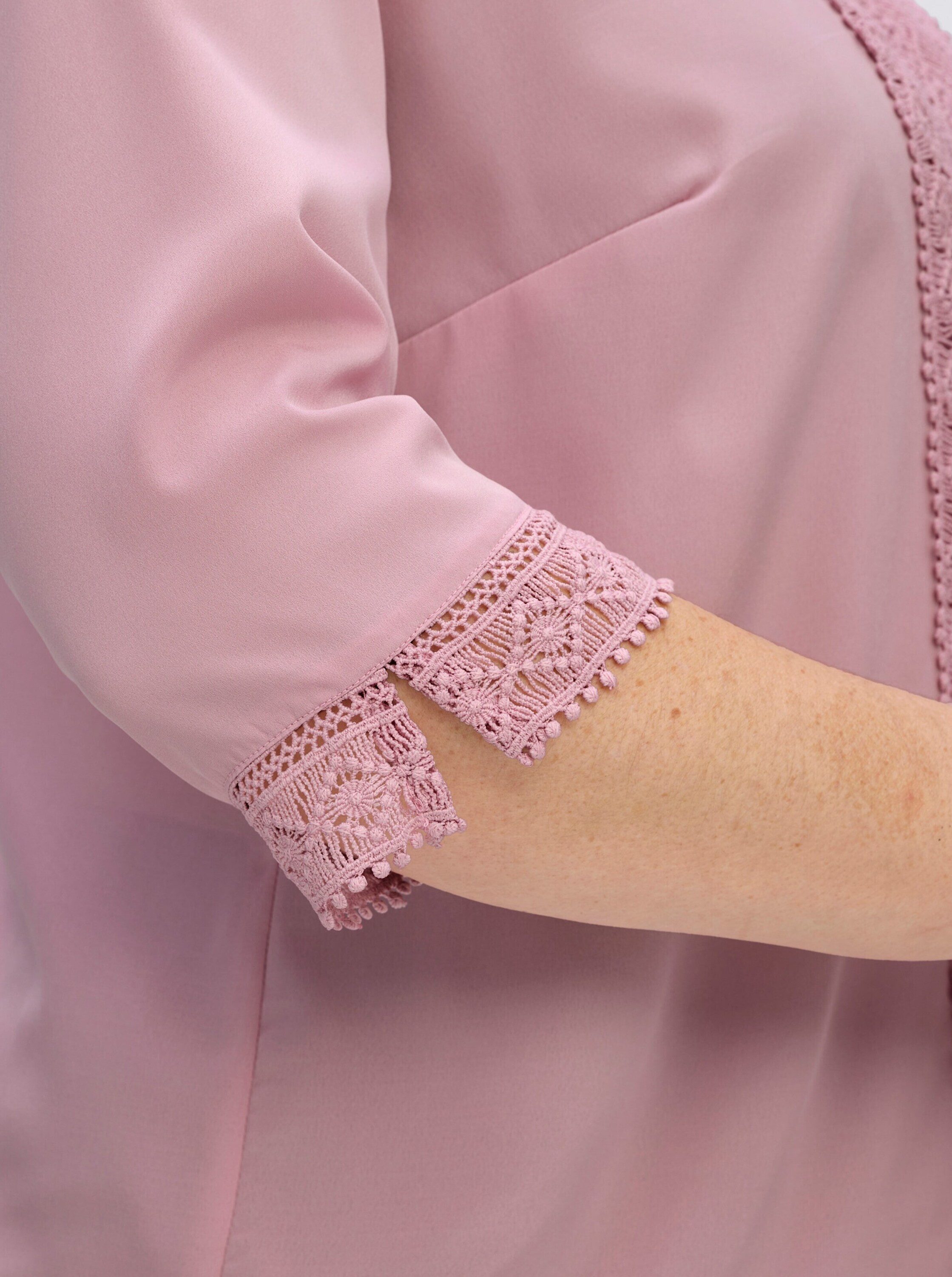 Sieh an! Klassische Bluse Schlupfbluse 3/4-Arm