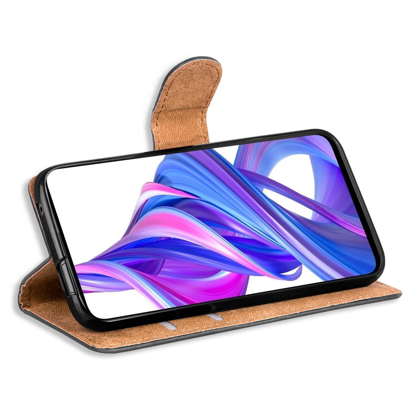CoolGadget Handyhülle Wallet Klapp Tasche Book Case für Honor 9x 6,59 Zoll, Hülle Klapphülle Flip Cover Etui Schutzhülle