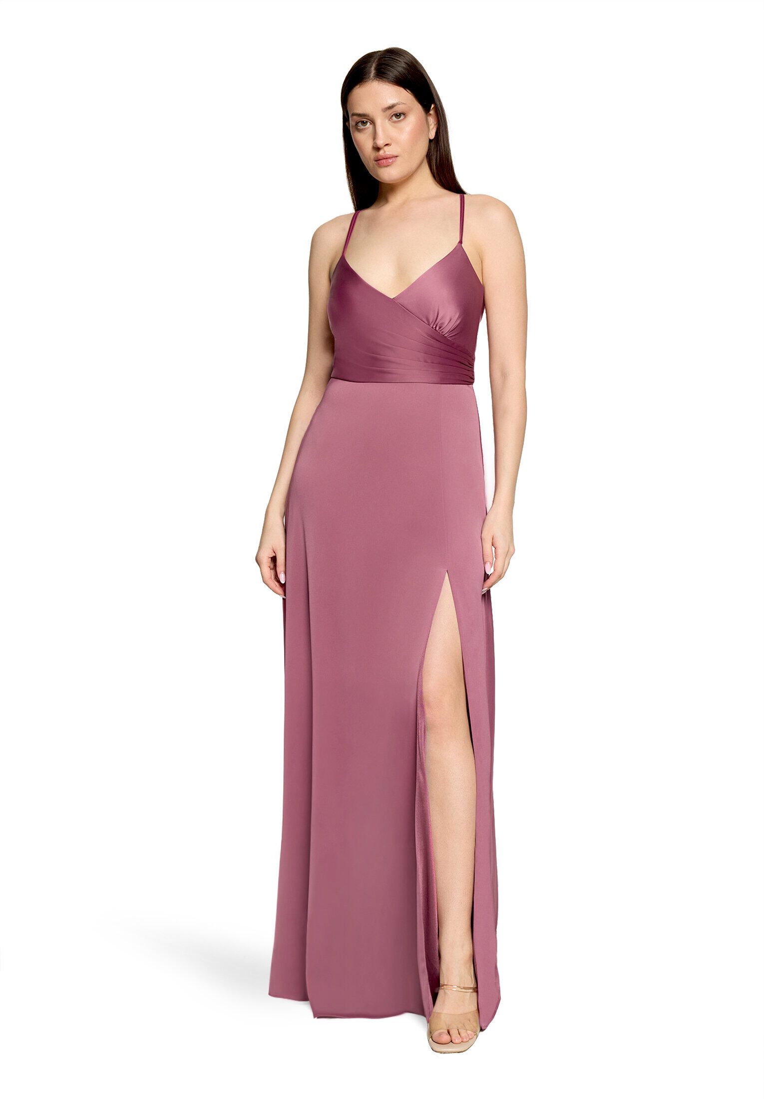 Vera Mont Abendkleid Damen mit V-Ausschnitt