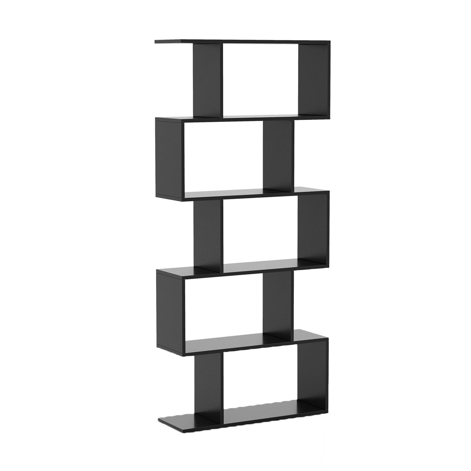 COSTWAY Bücherregal, Raumteiler mit 5 Ebenen, 70 x 23,5 x 158 cm günstig online kaufen