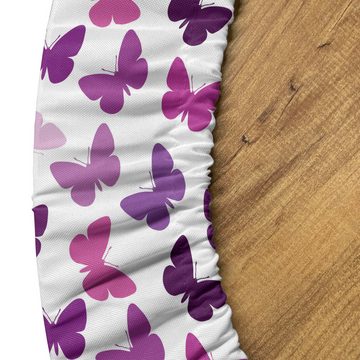 Abakuhaus Tischdecke Rundum-elastische Stofftischdecke, Natur Repetitive Schmetterlinge Bild