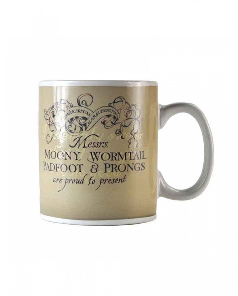 HMB Horror-Shop Geschirr-Set Potter Marauder's Thermo-Effekt Keramik Harry al, Map Tasse