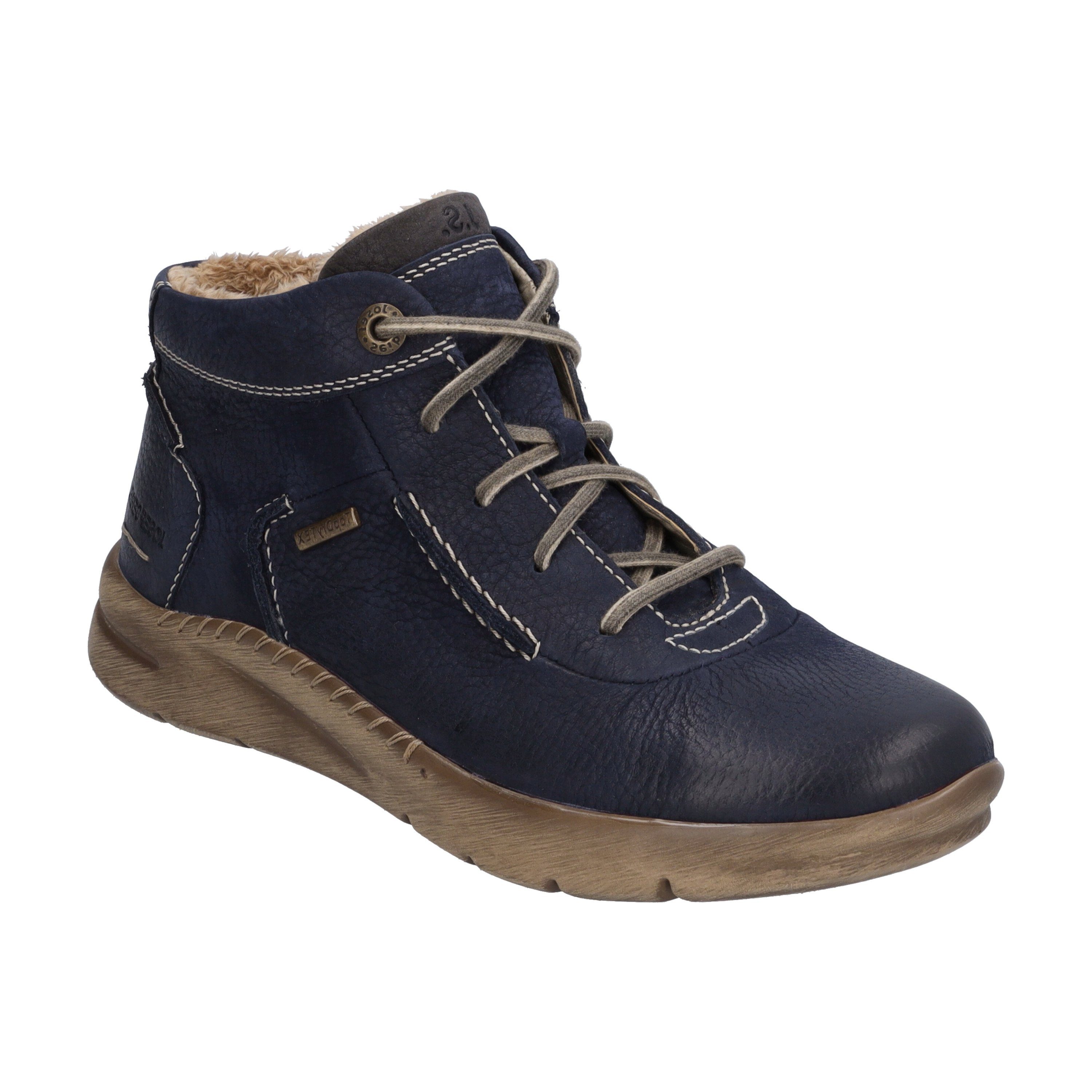 Conny 50, blau Schnürschuh
