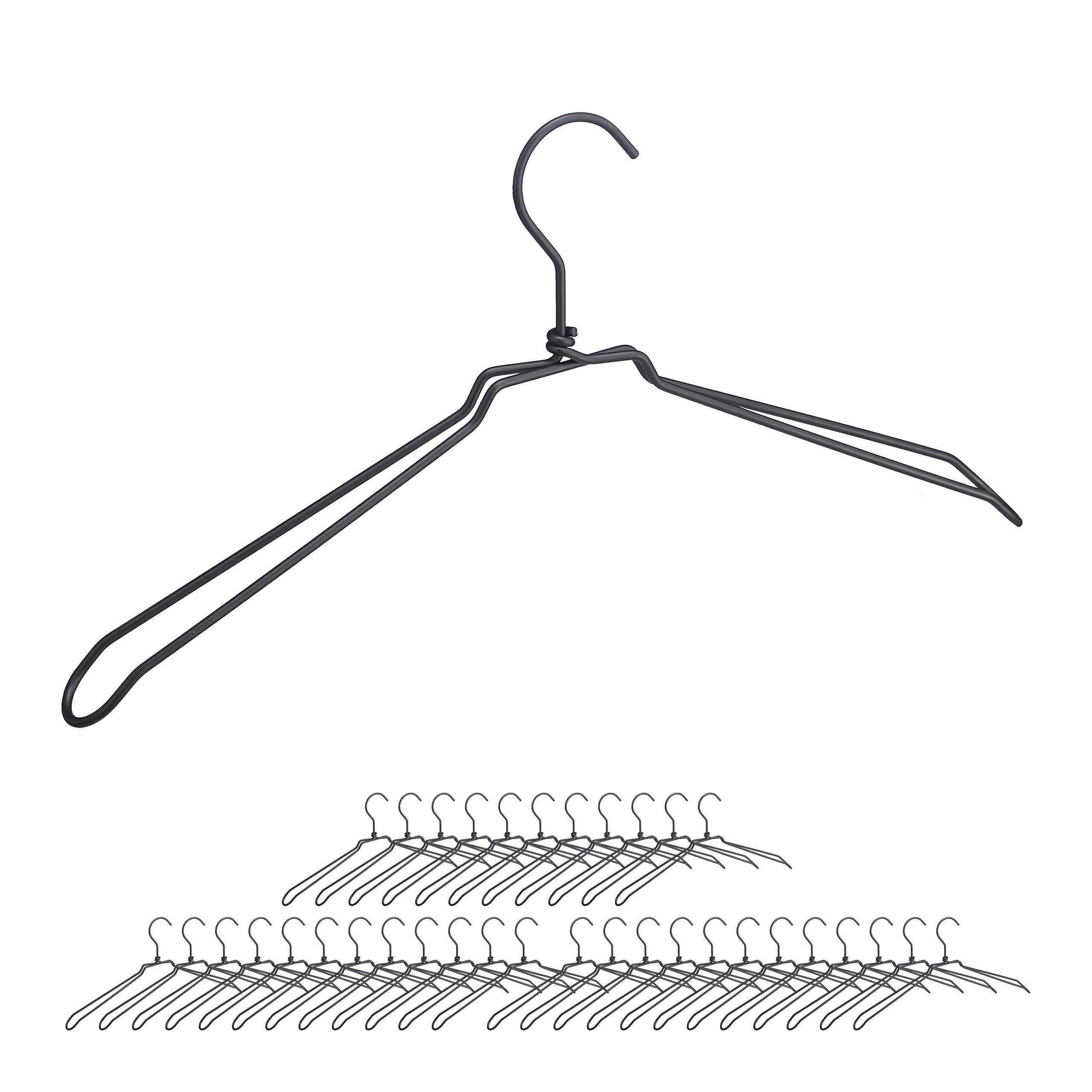 relaxdays Kleiderbügel 36 x Kleiderbügel Metall günstig online kaufen