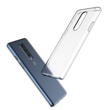CoverKingz Handyhülle OnePlus 8 Handyhülle Silikon Cover Case Schutzhülle Bumper Transparent