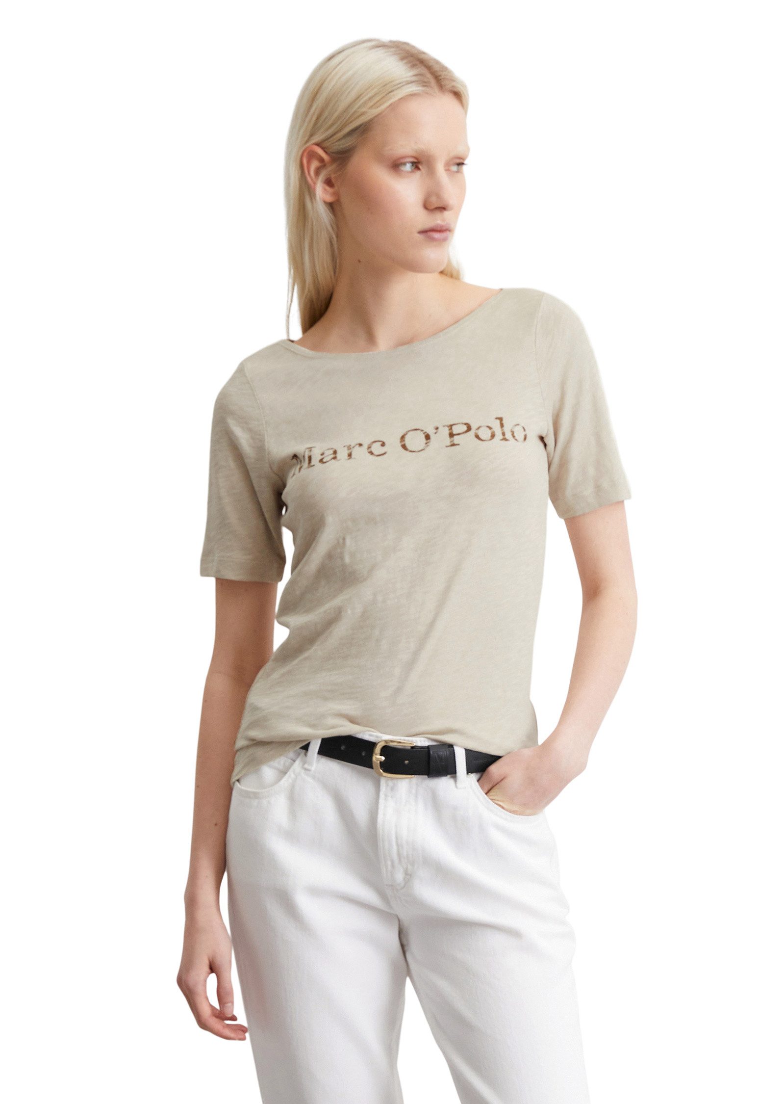 T-Shirt aus weichem Slub-Jersey