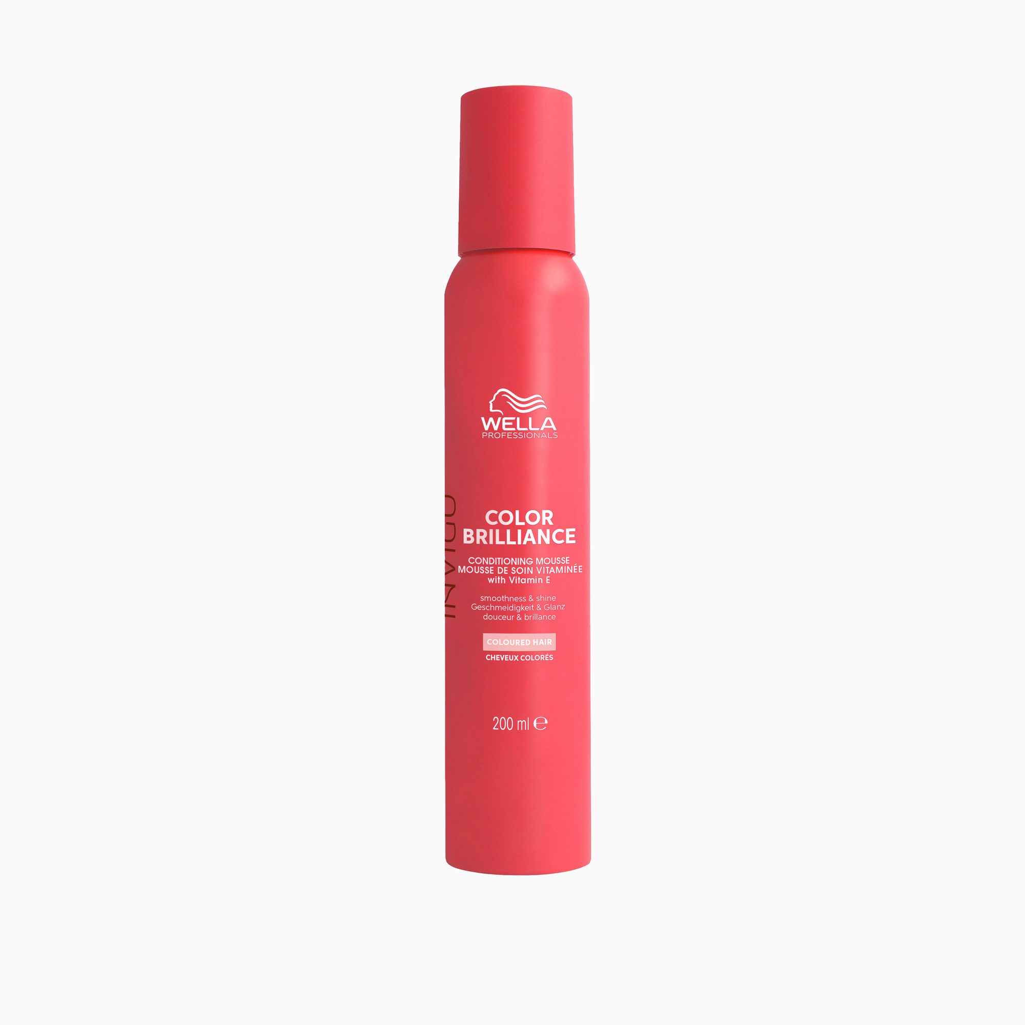 Wella Professionals Leave-in Pflege Color Brilliance Vitamin Conditioning Mousse (Leave-In), intensiver Farbschutz, verstärkt Glanz, pflegend