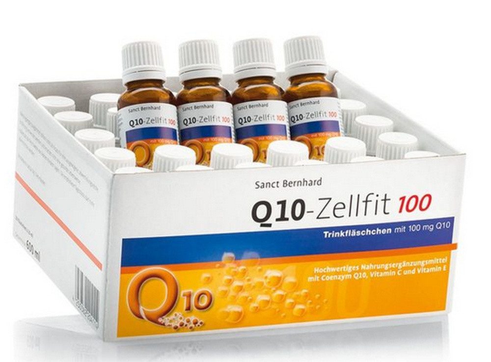 Sanct Bernhard Q10-Zellfit 100 mg 30 Trinkfläschchen Sanct Bernhard Flüssig