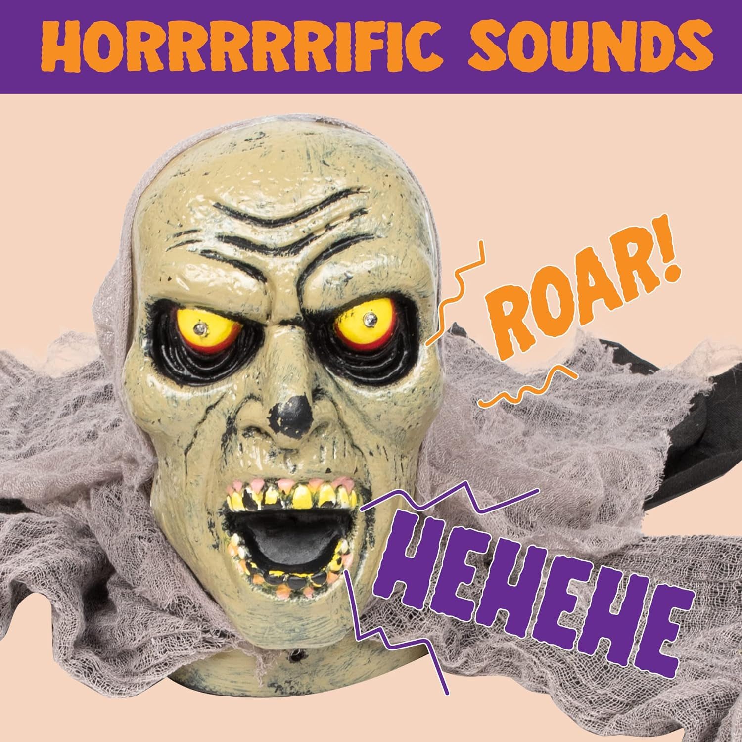 JOYIN Dekoobjekt JOYIN Halloween Zombie Groundbreaker, animiert, Halloween deko – Bild 4 von 5