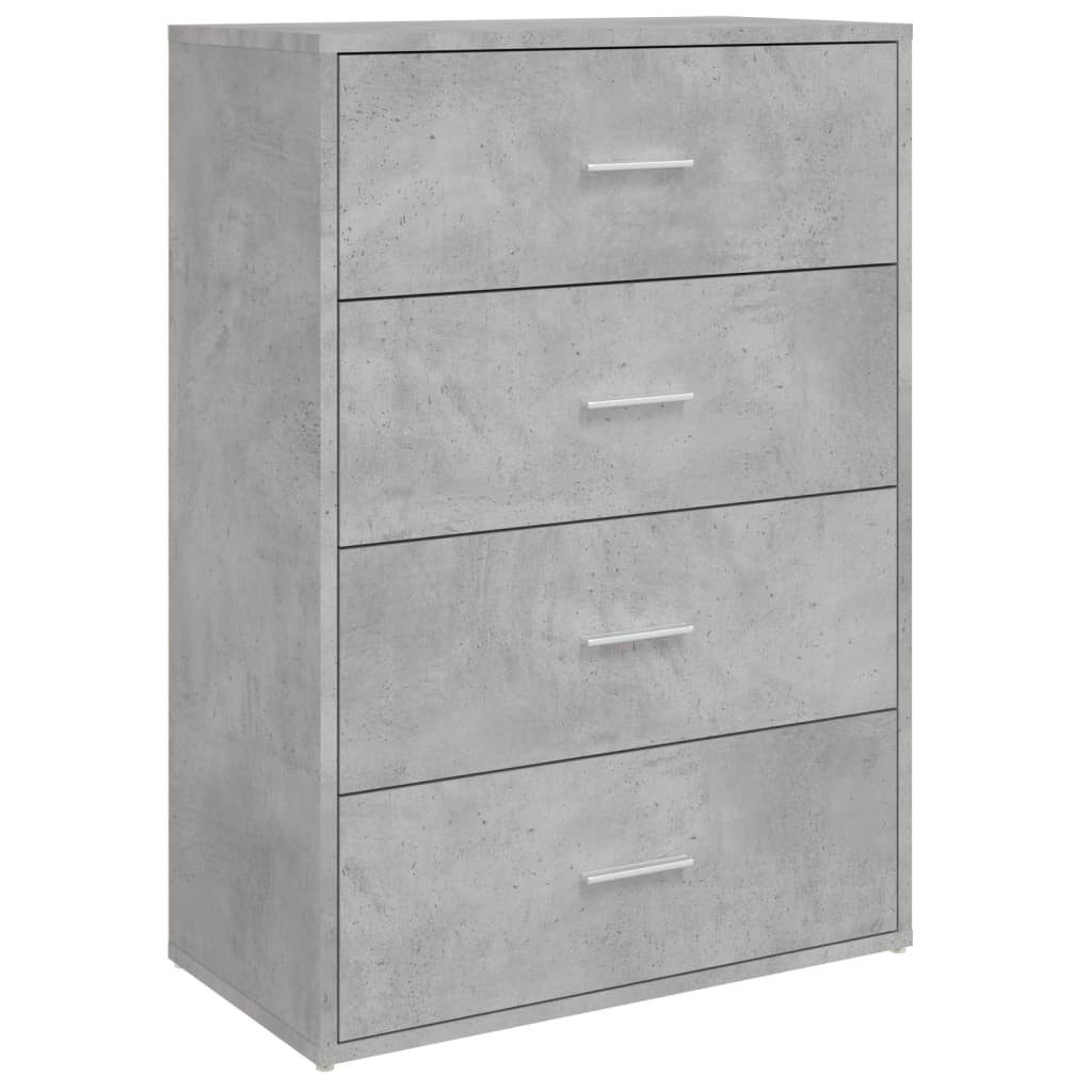 vidaXL Sideboard Sideboard Betongrau 60x31x84 cm günstig online kaufen