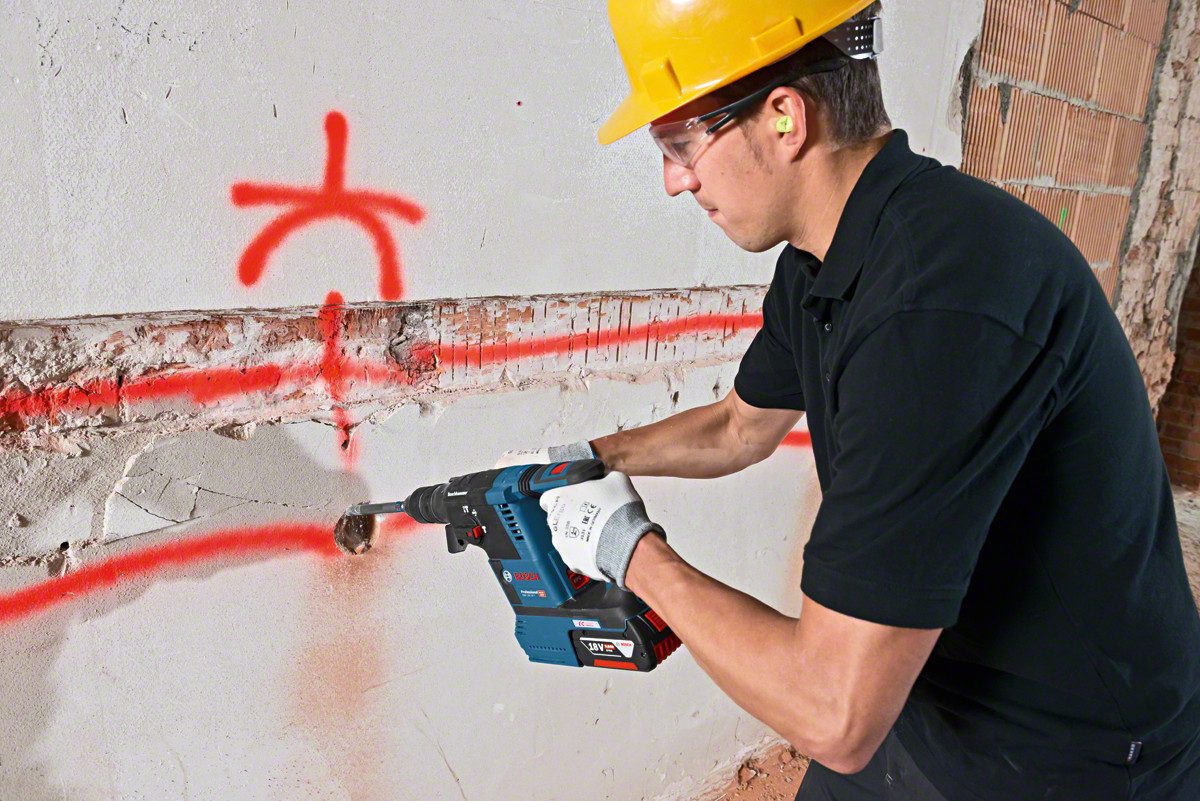 Bosch Professional Akku-Bohrhammer »GBH 18V-26F«, mit SDS plus GBH 18V-26F, günstig online kaufen