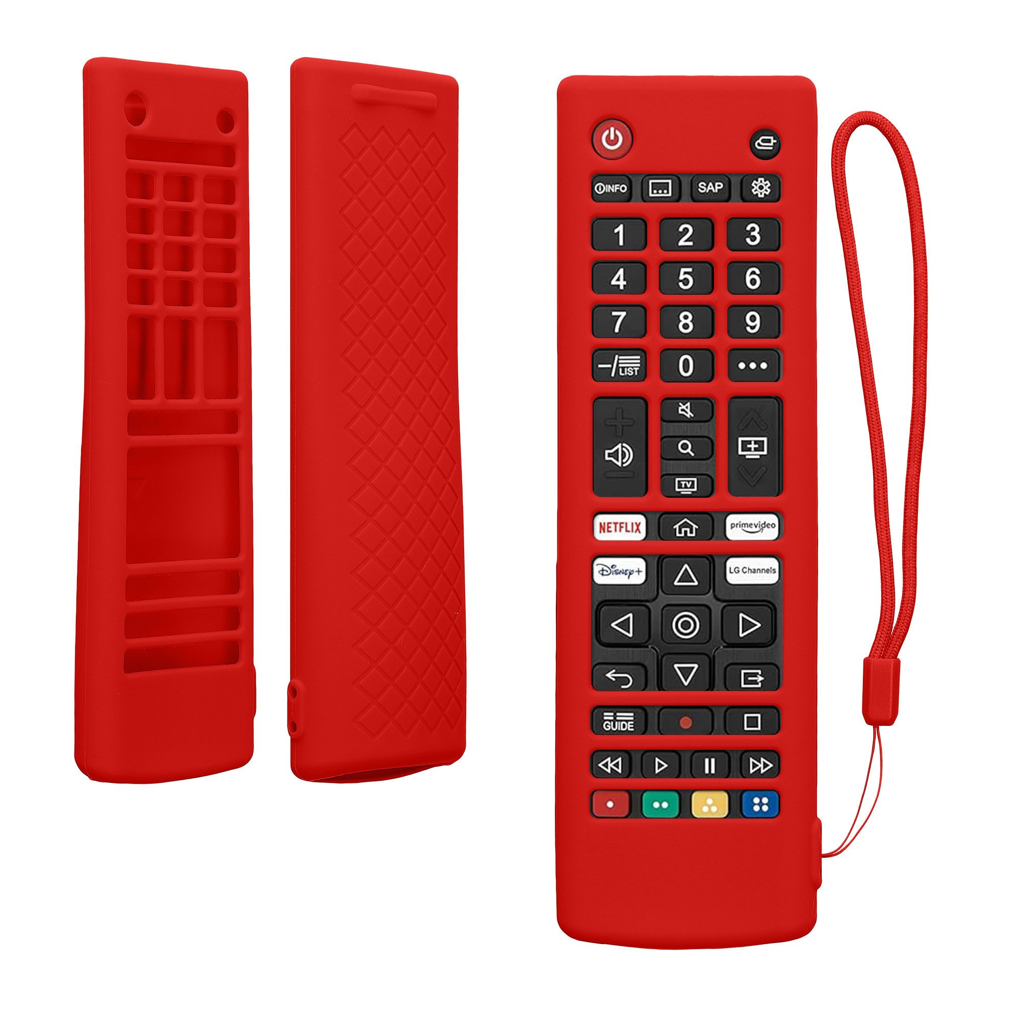kwmobile Smart TV AKB Hülle Universal-Fernbedienung (Fernbedienung Silikon Case)
