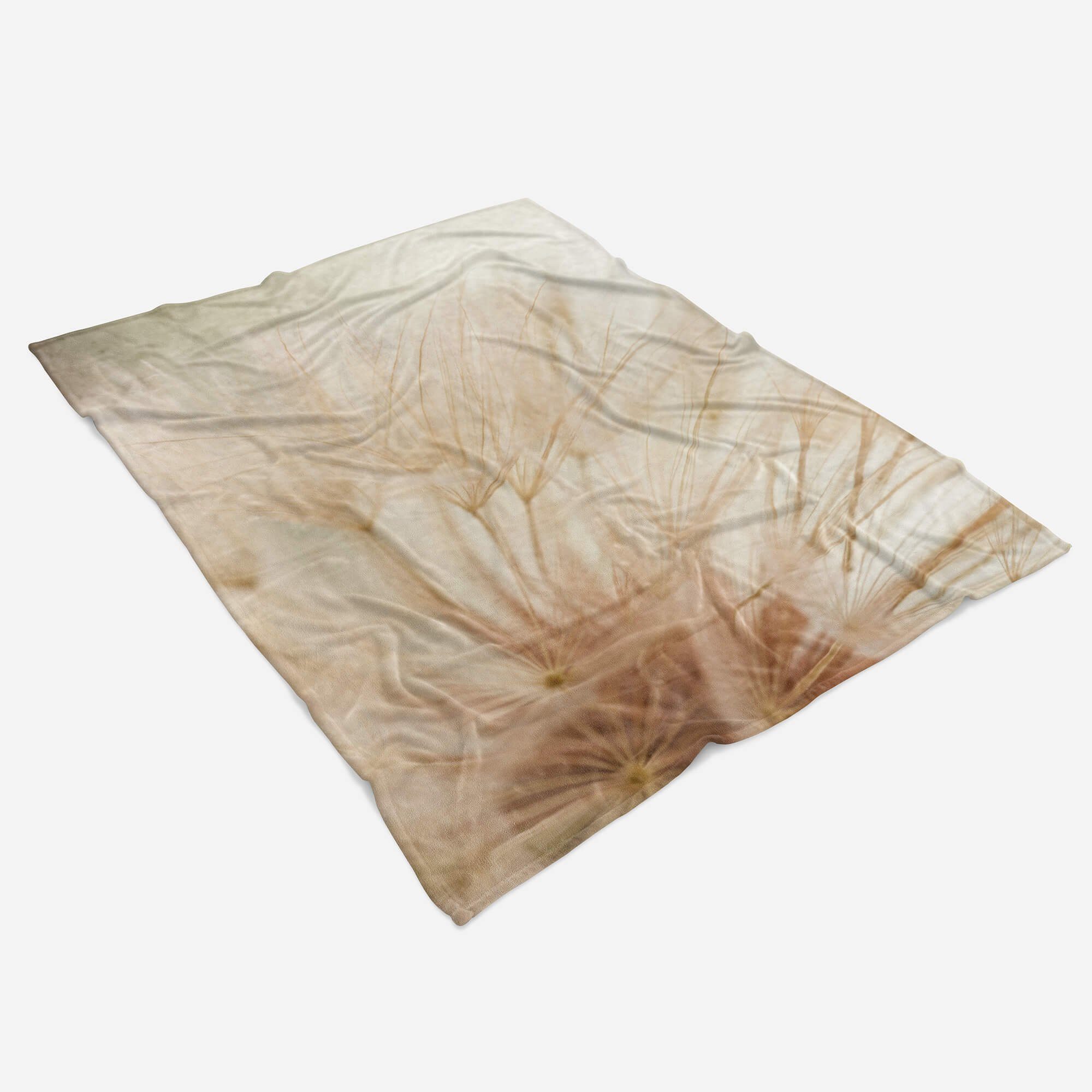Sinus Pusteblume (1-St), Saunatuch Makrofo, Baumwolle-Polyester-Mix mit Strandhandtuch Handtuch Fotomotiv Kuscheldecke Art Handtuch Handtücher