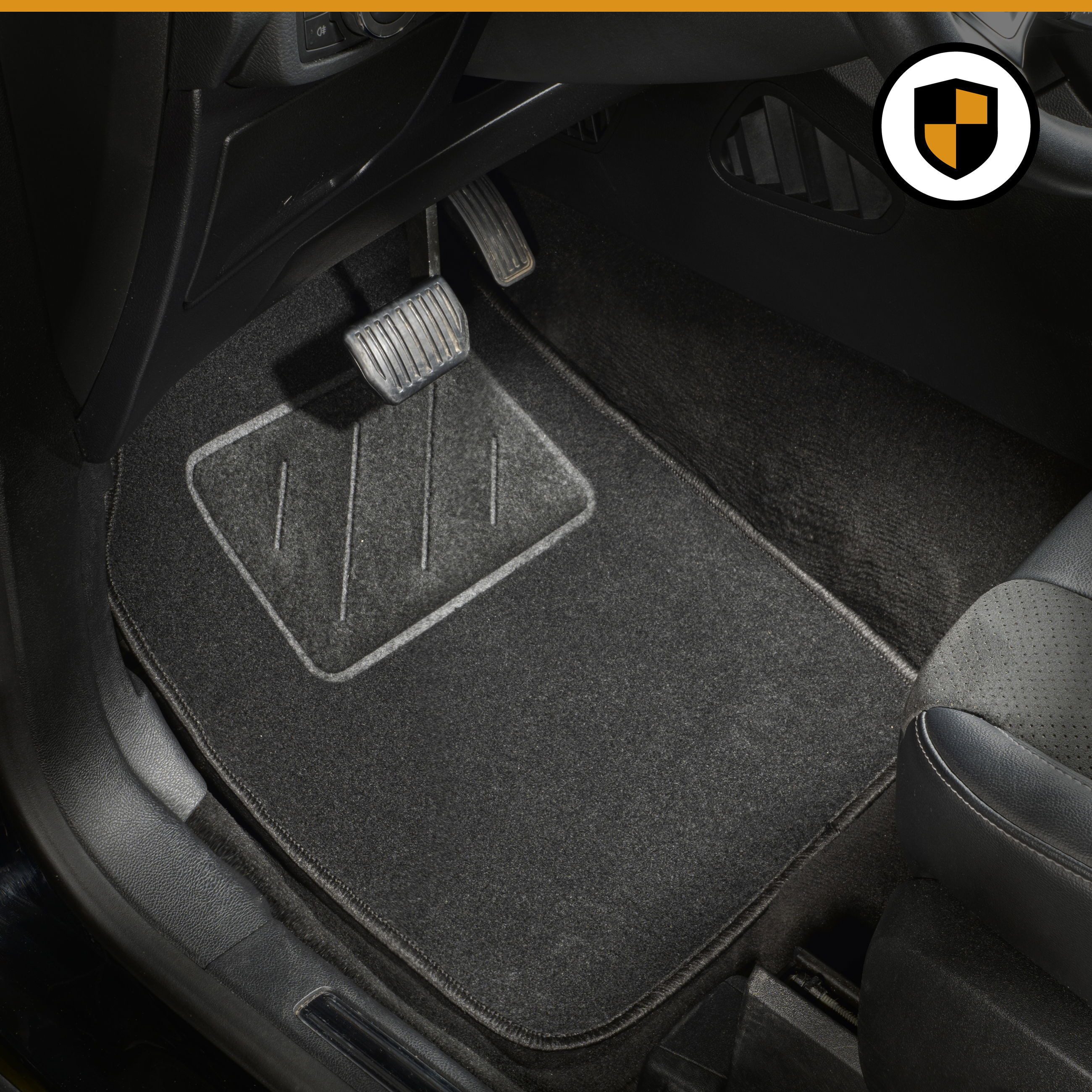 CarComfort Auto-Fußmatten Autoteppich Smart (4 St)
