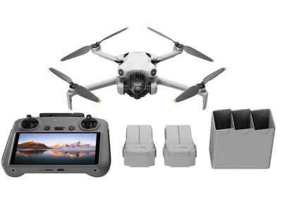 DJI Mini 4 Pro Fly More Combo mit DJI RC 2 Fernsteuerung Drohne mit Kamera Drohne (Ultra HD, 34 Minuten Flugzeit, 2 zusätzliche Akkus, Klasse-C0, Mini-Drohne mit Kamera 4k Video GPS, Bildschirmfernsteuerung faltbare Mini-Drohne mit 4K-Kamera, unter 249g)