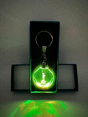 Stelby Schlüsselanhänger Freiheitsstatue Schlüsselanhänger LED Multicolor mit Geschenkbox