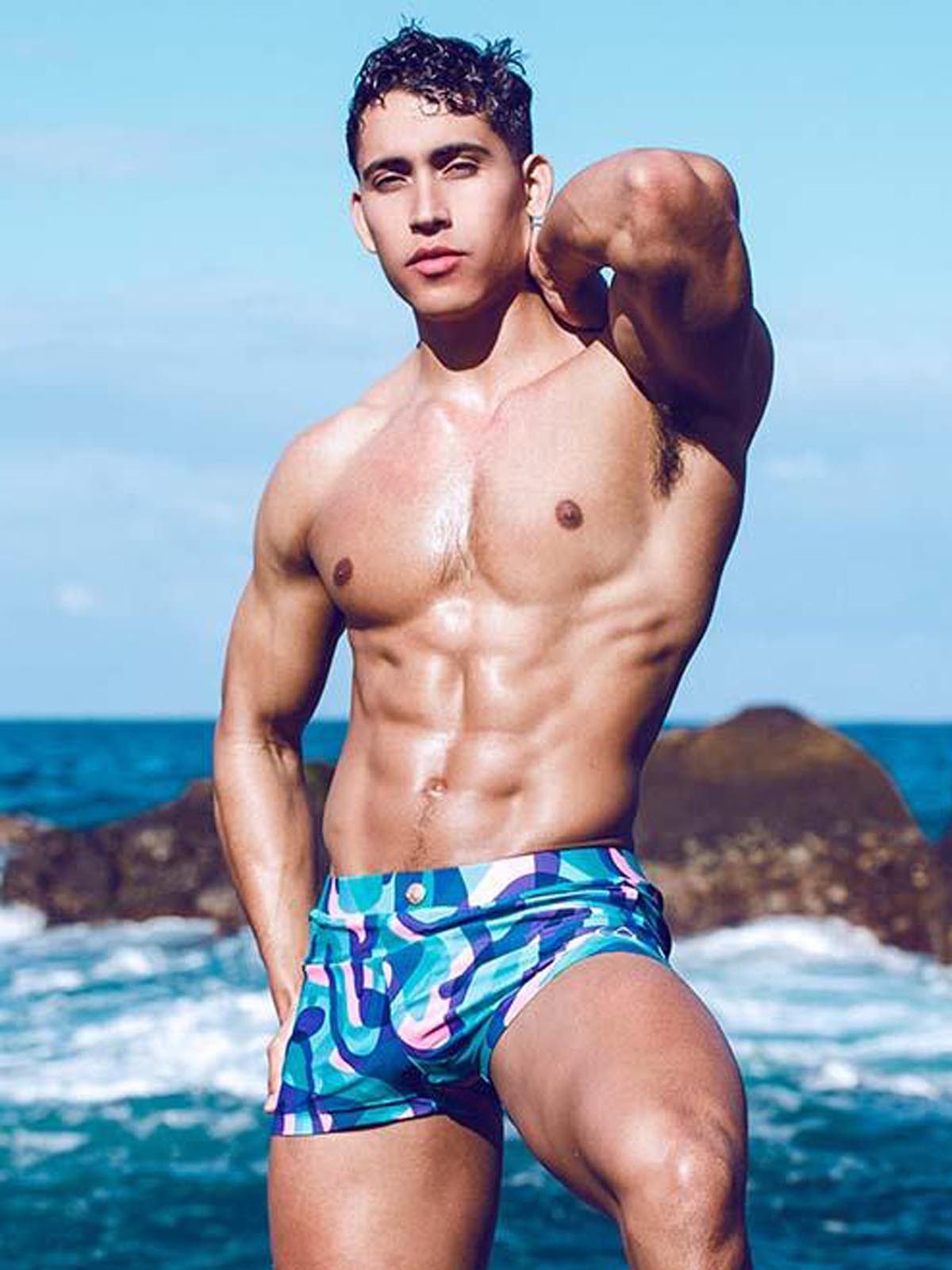 2eros Badehose 2Eros Print Swim Trunks günstig online kaufen