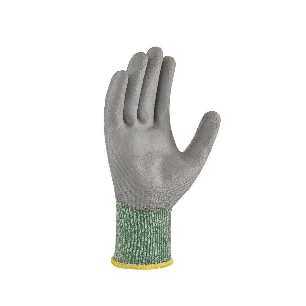 teXXor Arbeitshandschuh-Set PU Schnittschutz Strickhandschuhe Cut B Basic