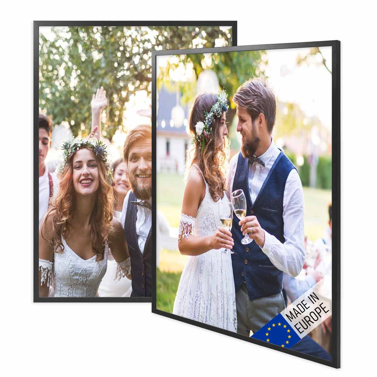 PHOTOLINI Bilderrahmen 2er Set Massivholz-Rahmen Modern günstig online kaufen