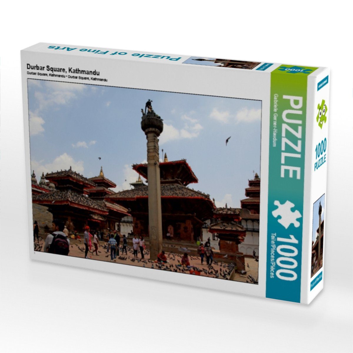 1000 cm Gabriele Durbar Teile Foto-Puzzle 1000 Bild Gerner-Haudum, x Lege-Größe Square, 48 CALVENDO von 64 Puzzle CALVENDO Puzzle Kathmandu Puzzleteile