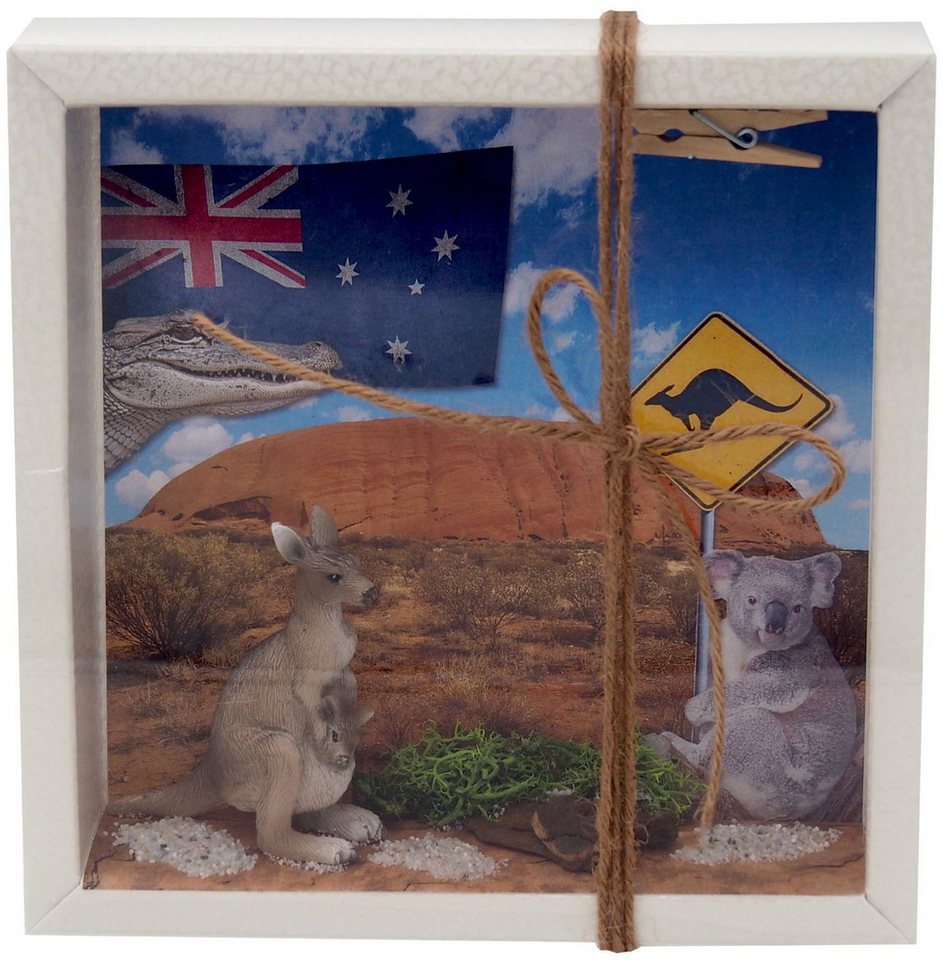 ZauberDeko Geschenkbox Geldgeschenk Australien Känguru Urlaub Reise Work & Travel Backpacking