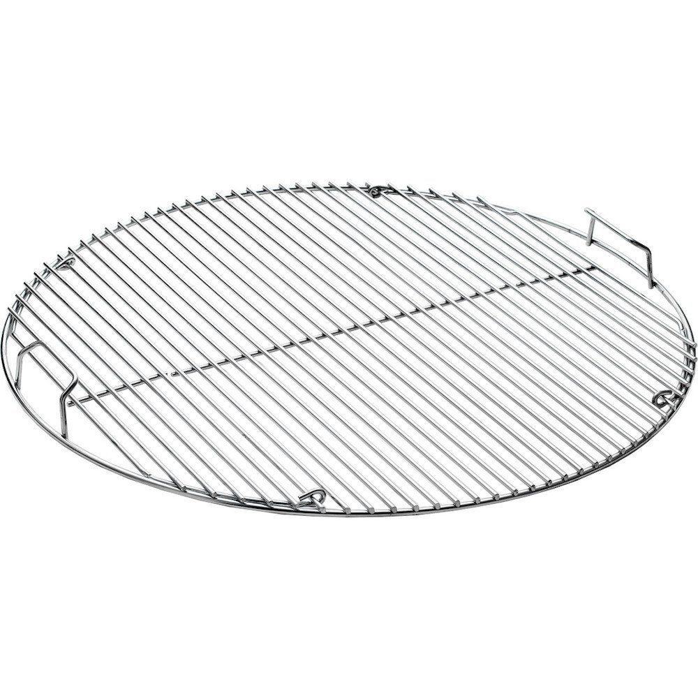 PROREGAL® Grillrost klappbarer Grillrost rund für Holzkohlegrills ø 57 cm, Edelstahl, Für die Kohlebefüllung aufklappbar